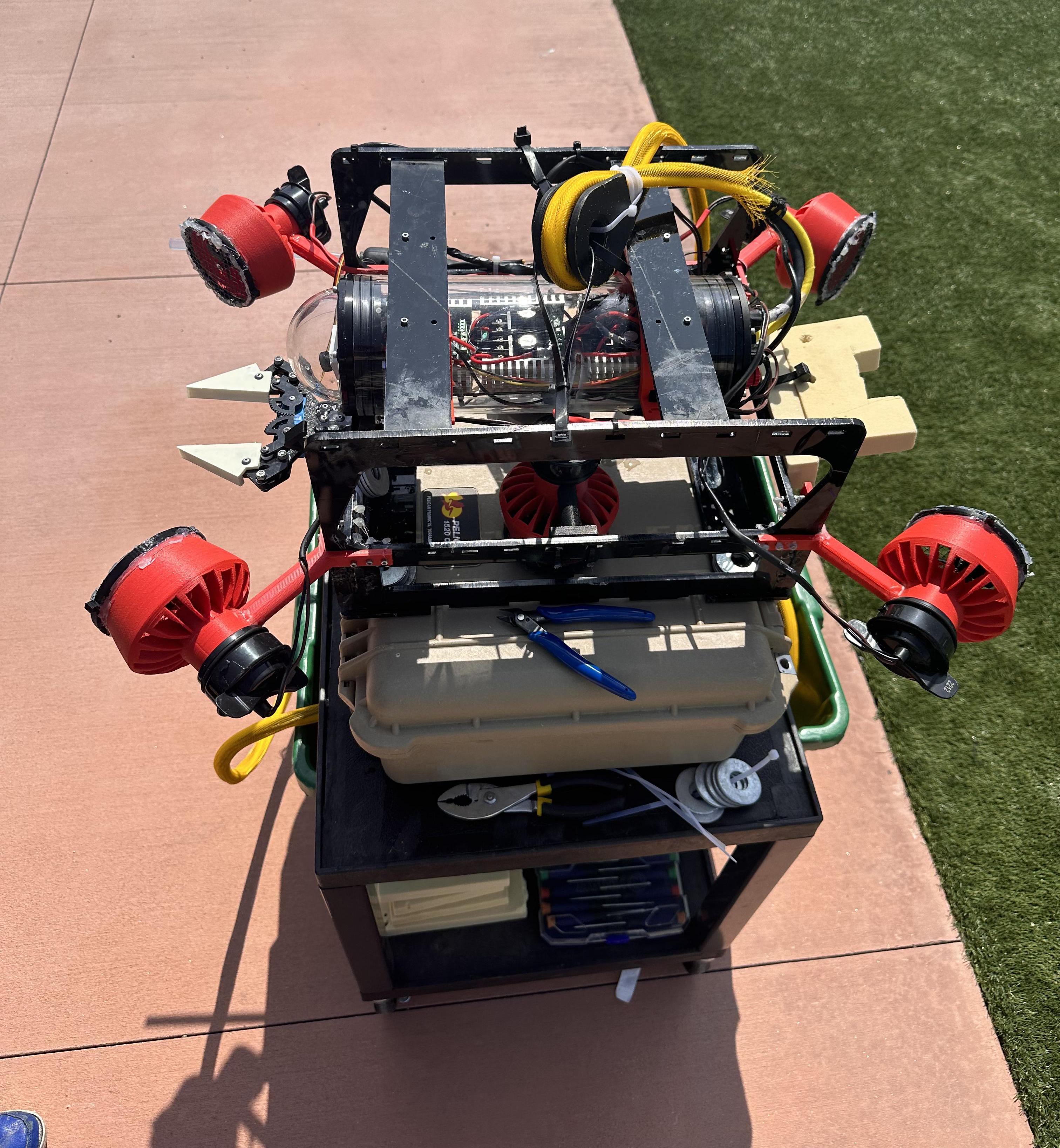 Underwater Remotely Operated Vehicle (rov) Frame for CNC Machining