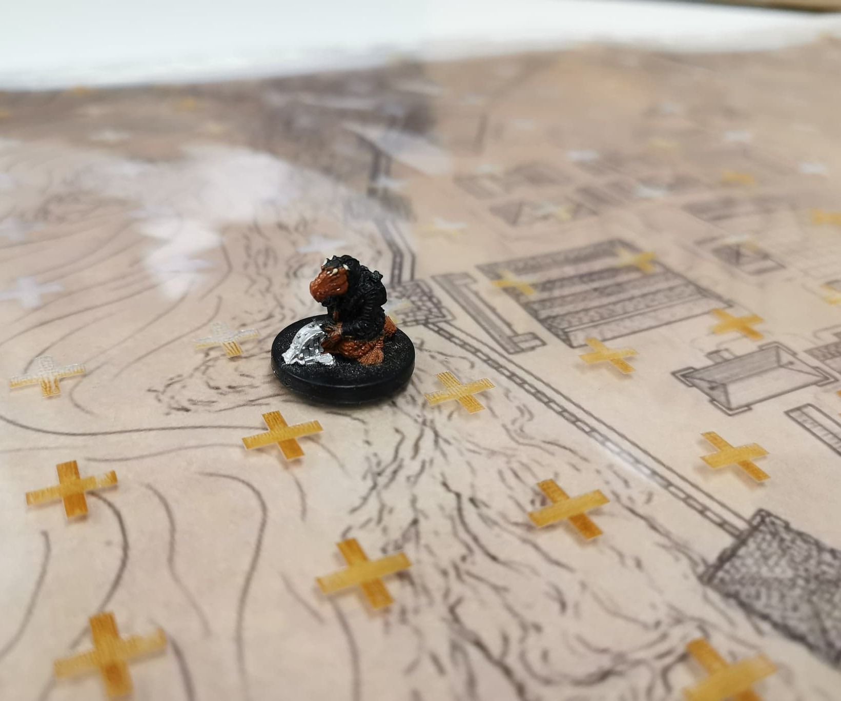 Laser Engraved Terrain Sleeves for Tabletop Gaming