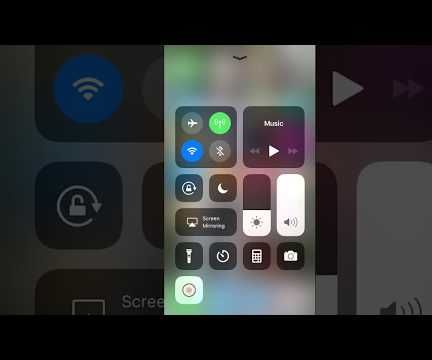 Screen Recording With Iphone Under IOS 11
