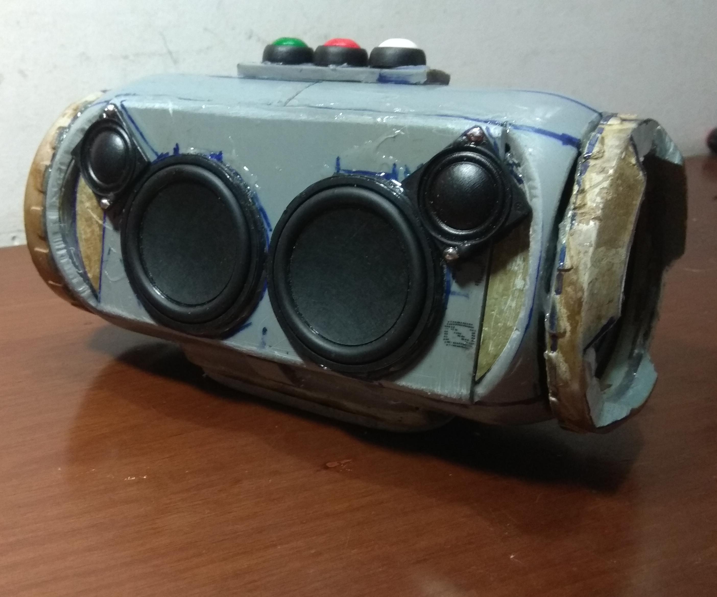 DIY Boombox Speaker to Pipe Pvc