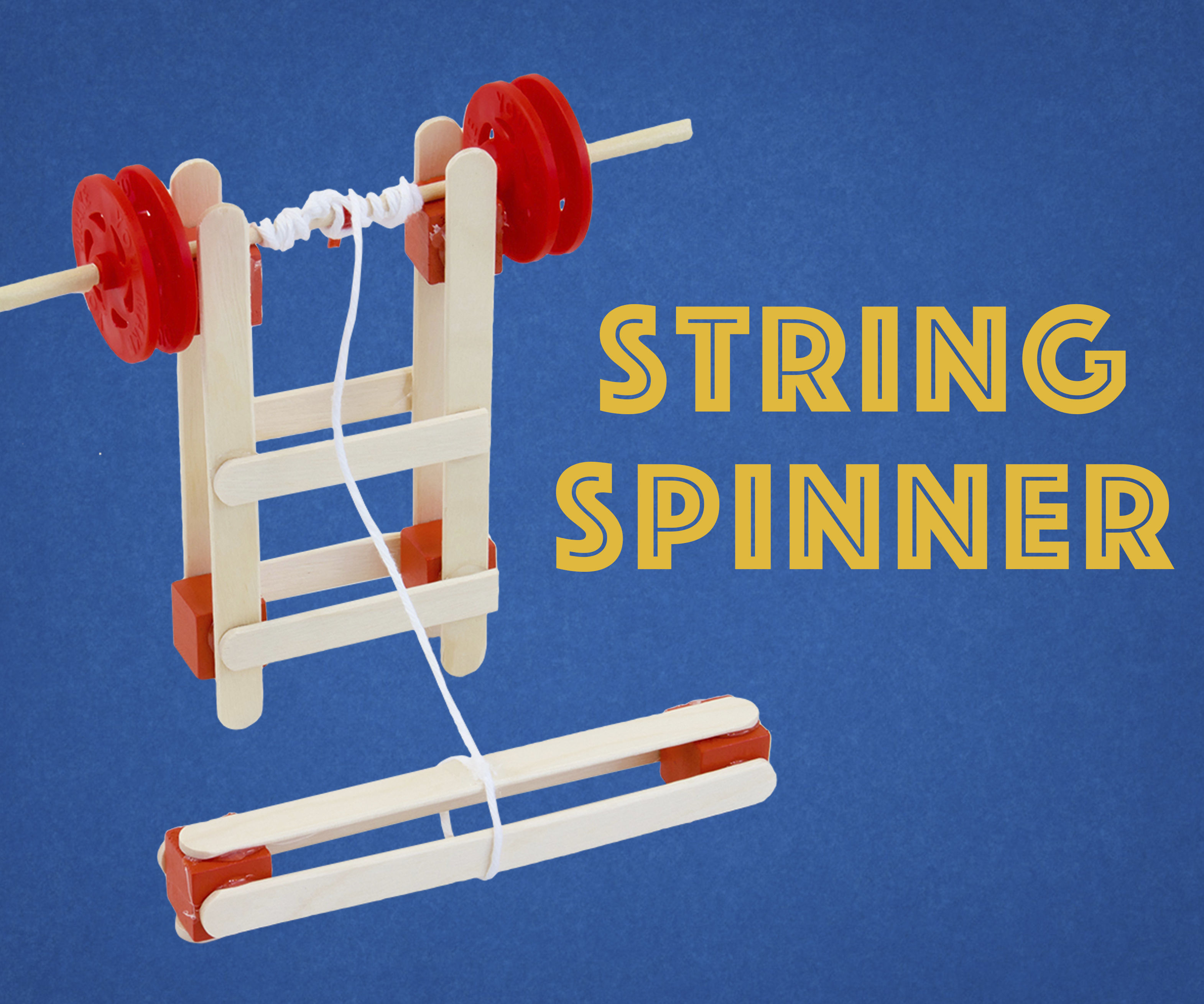 Angular Momentum Spinner - Fun STEM Project for Kids That Teaches Momentum