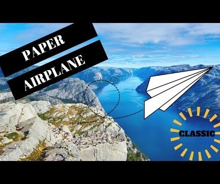 How to Make a Classic Paper Airplane Tutorial