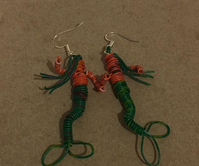 Wire Mermaid Earrings