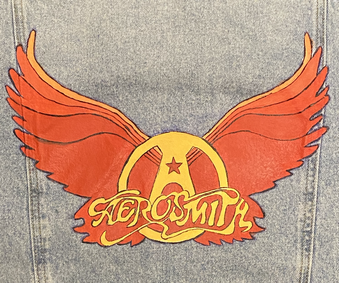 Hand-painted Band Denim Jacket