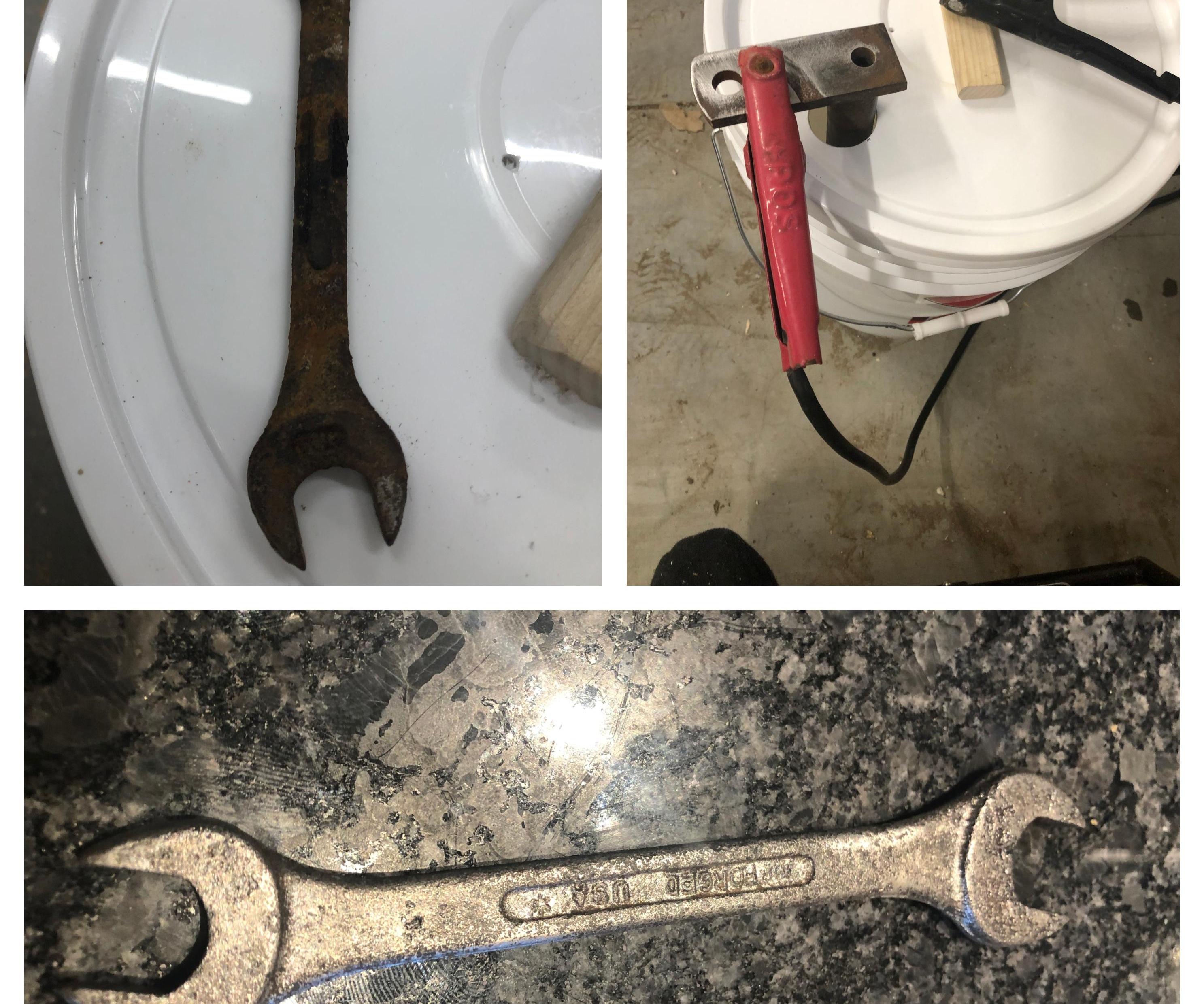 The Electrolysis Tank, the Tool for Tool Restoration