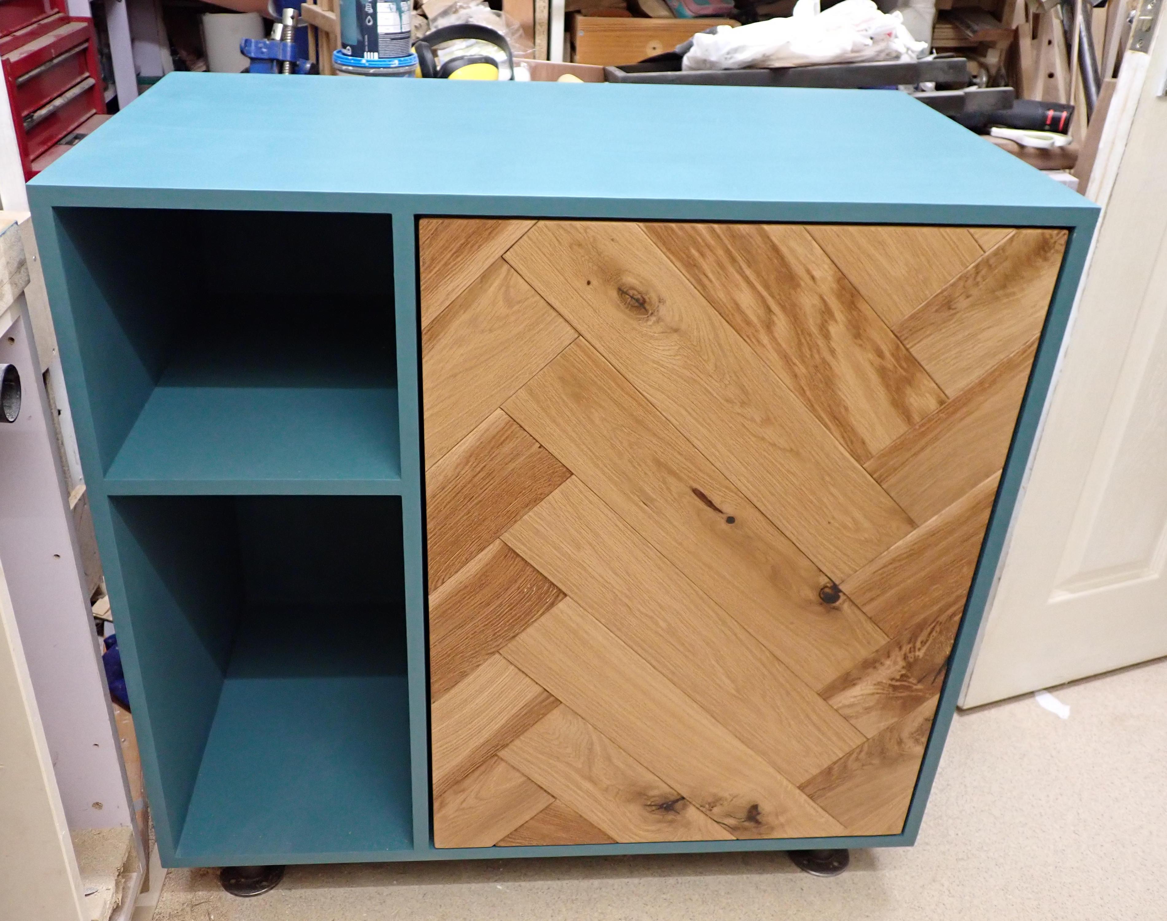 Kitchen Cabinet and Scaffolding Shelves