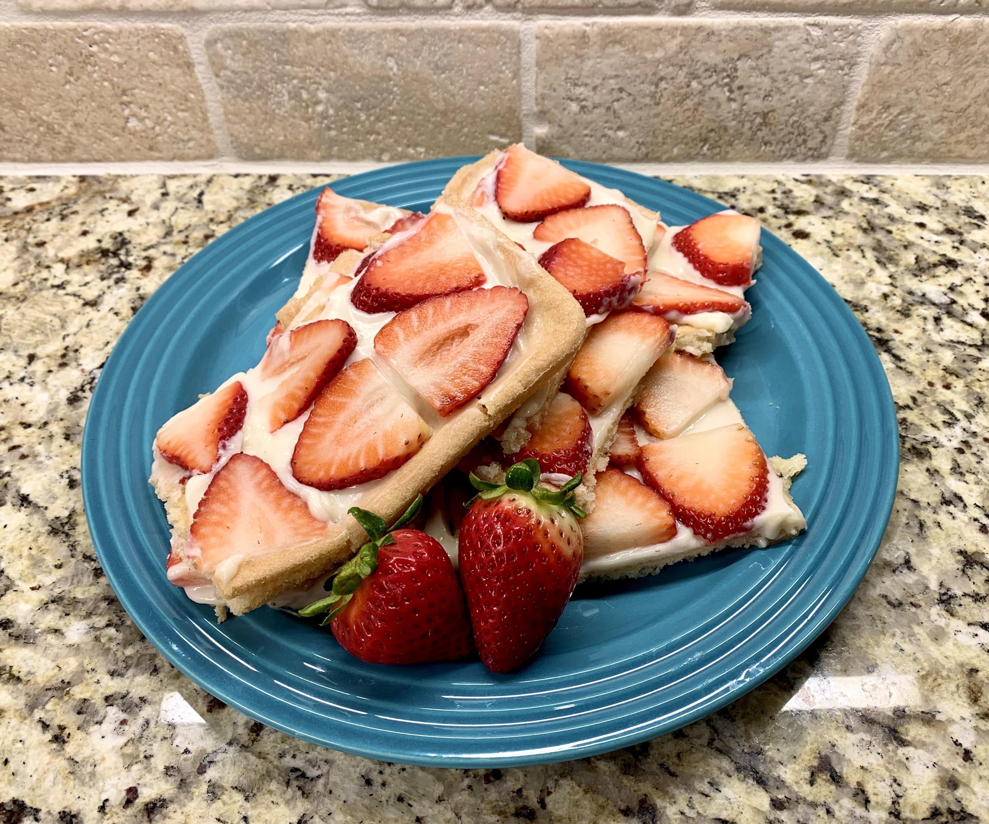Strawberry Pizza From a Box