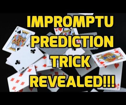 How to Do Awesome Impromptu Prediction Card Trick
