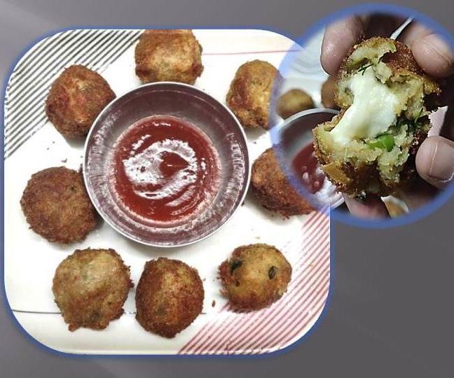 Potato Paneer Cheese Balls