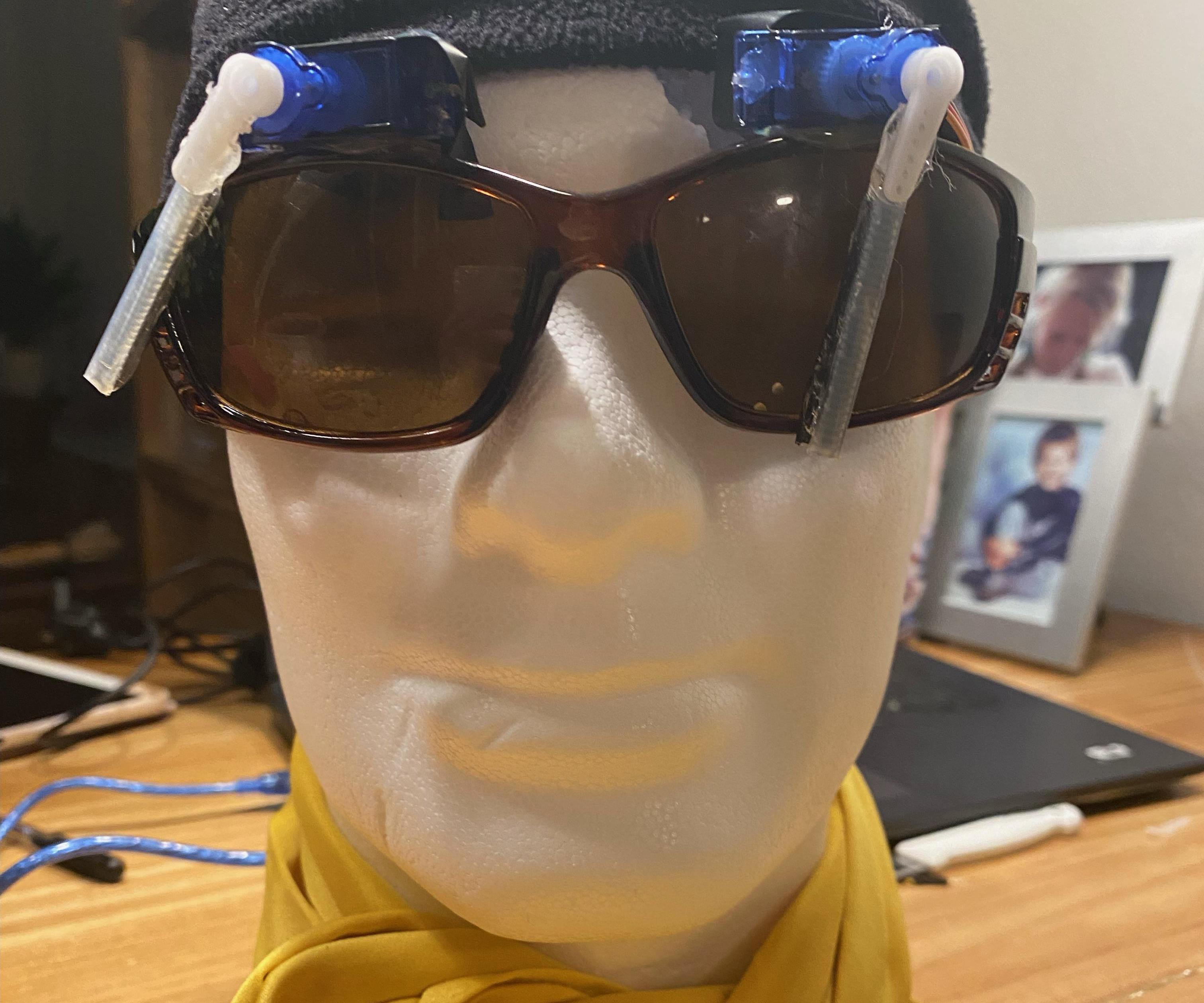 Een Bril Met Ruitenwissers