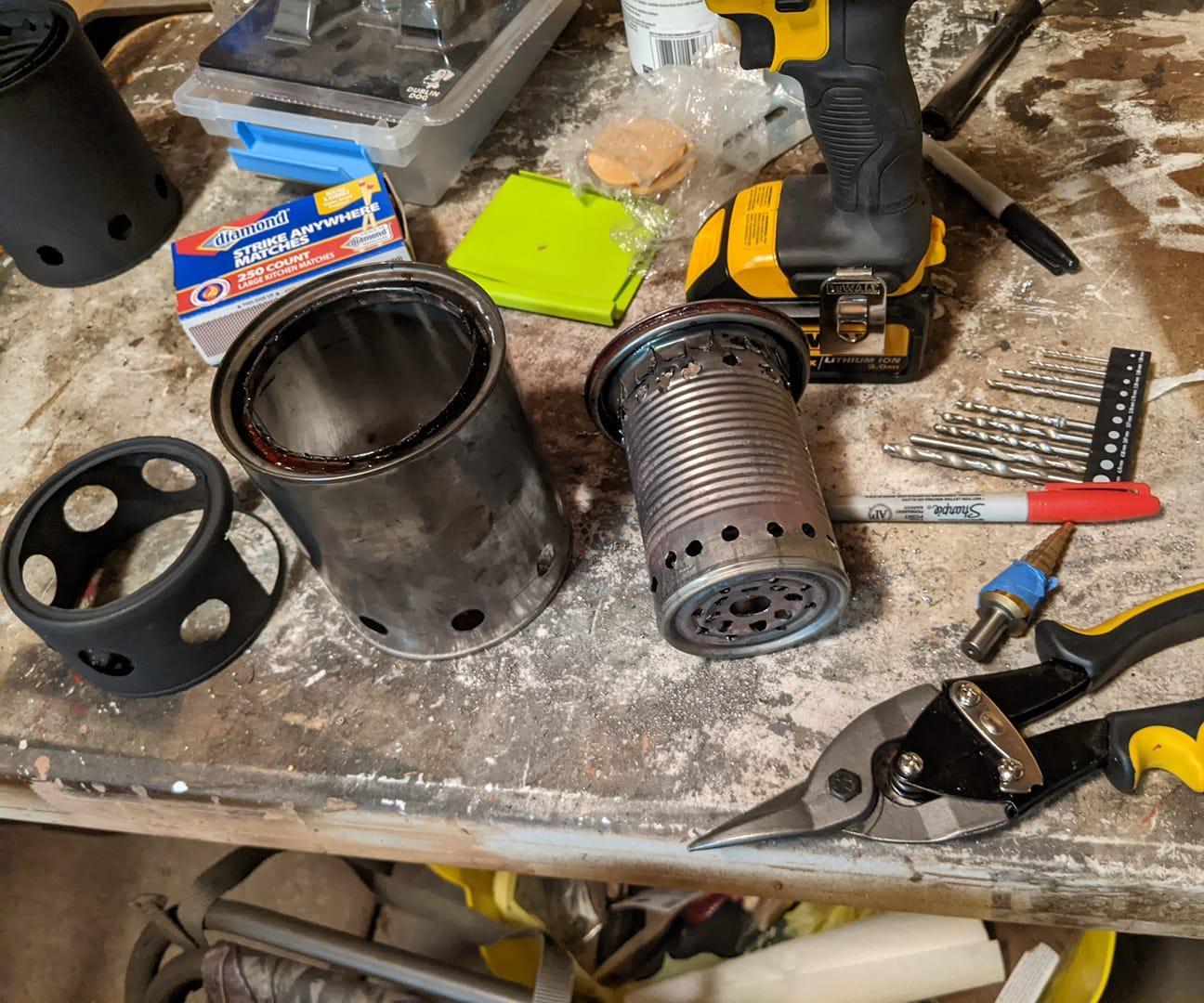 Wood Gas Camp Stove for Backpacking