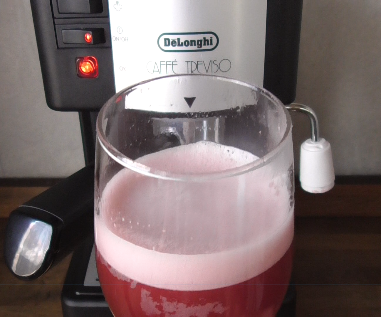 Red Wine Espresso & Hot Wine With Red Foam