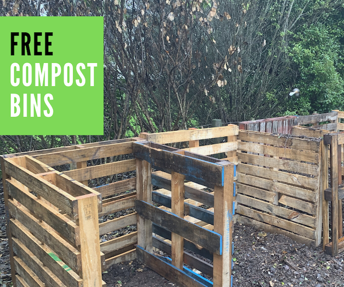 Build a FREE Compost Bin in MINUTES