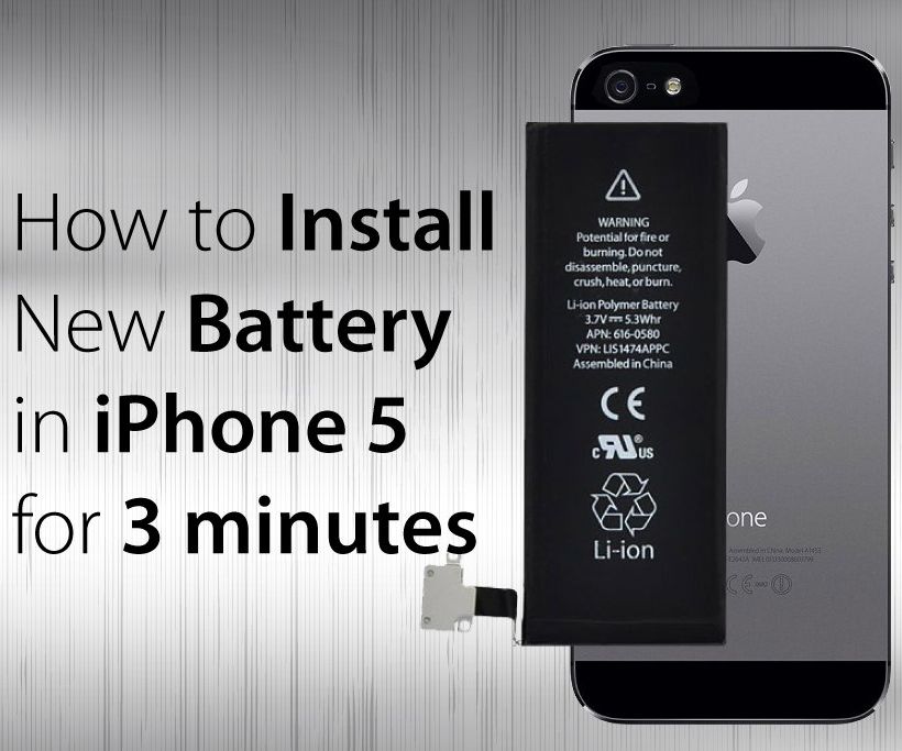 How to install New Battery in iPhone 5 in 5 Easy Steps