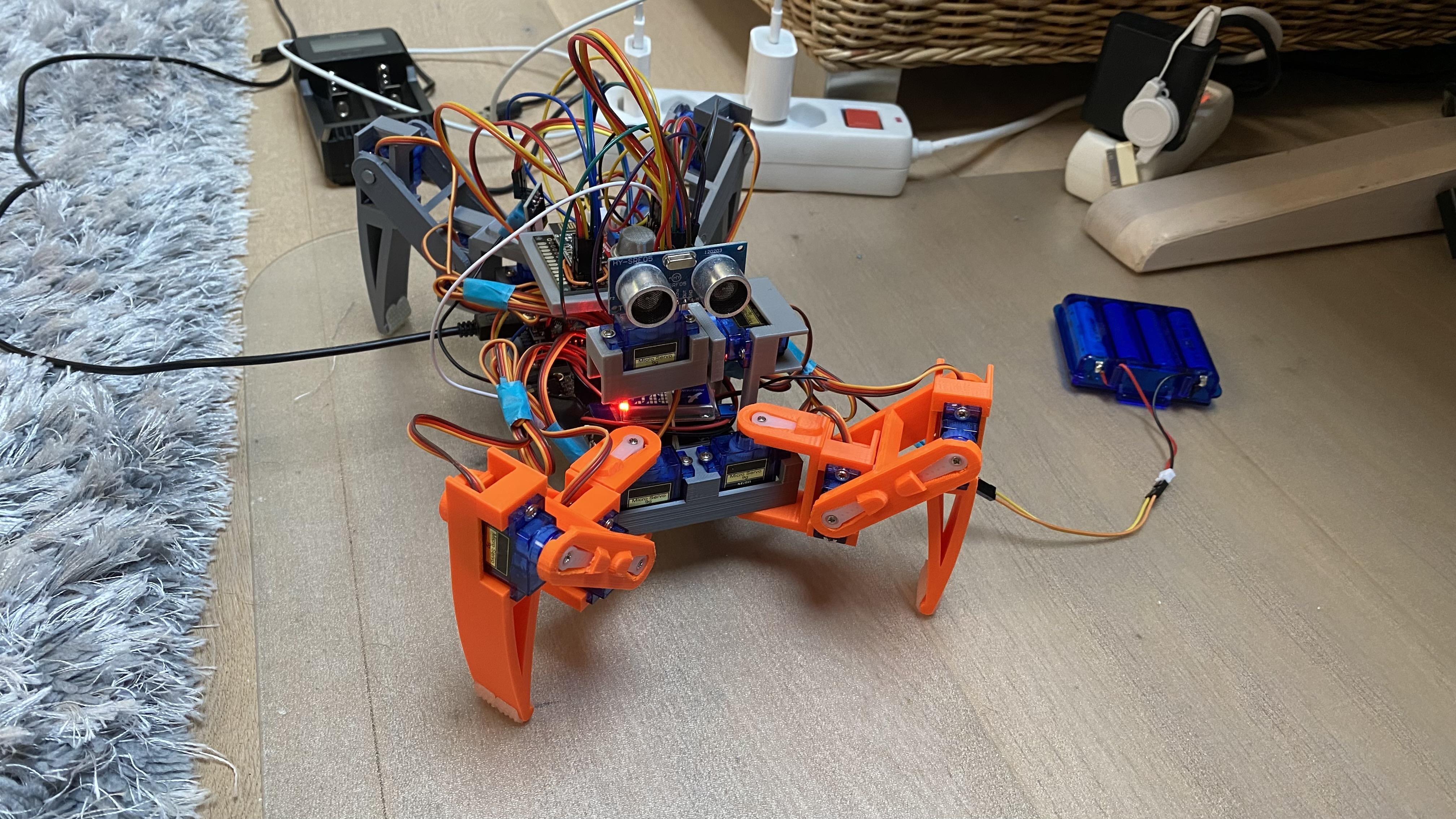 Quadruped Robot Model for Mars