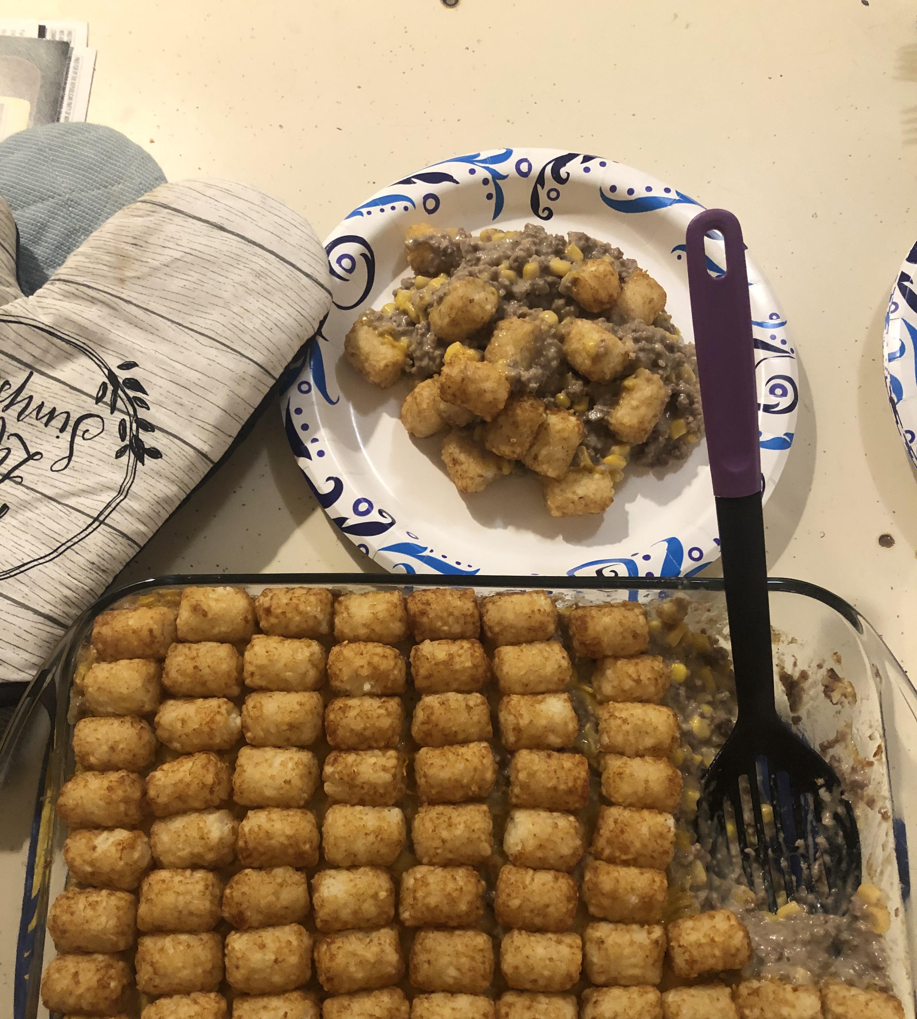 Tator Tot Hotdish 