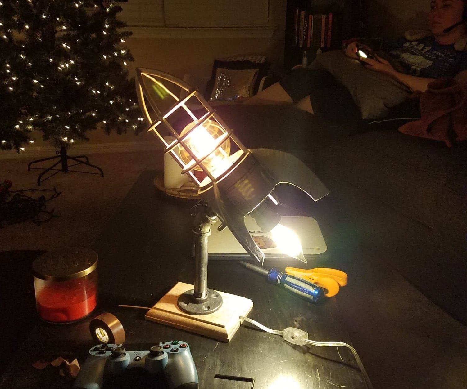 Rocket Lamp - DIY