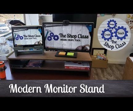Desktop Monitor Stand and Charging Station