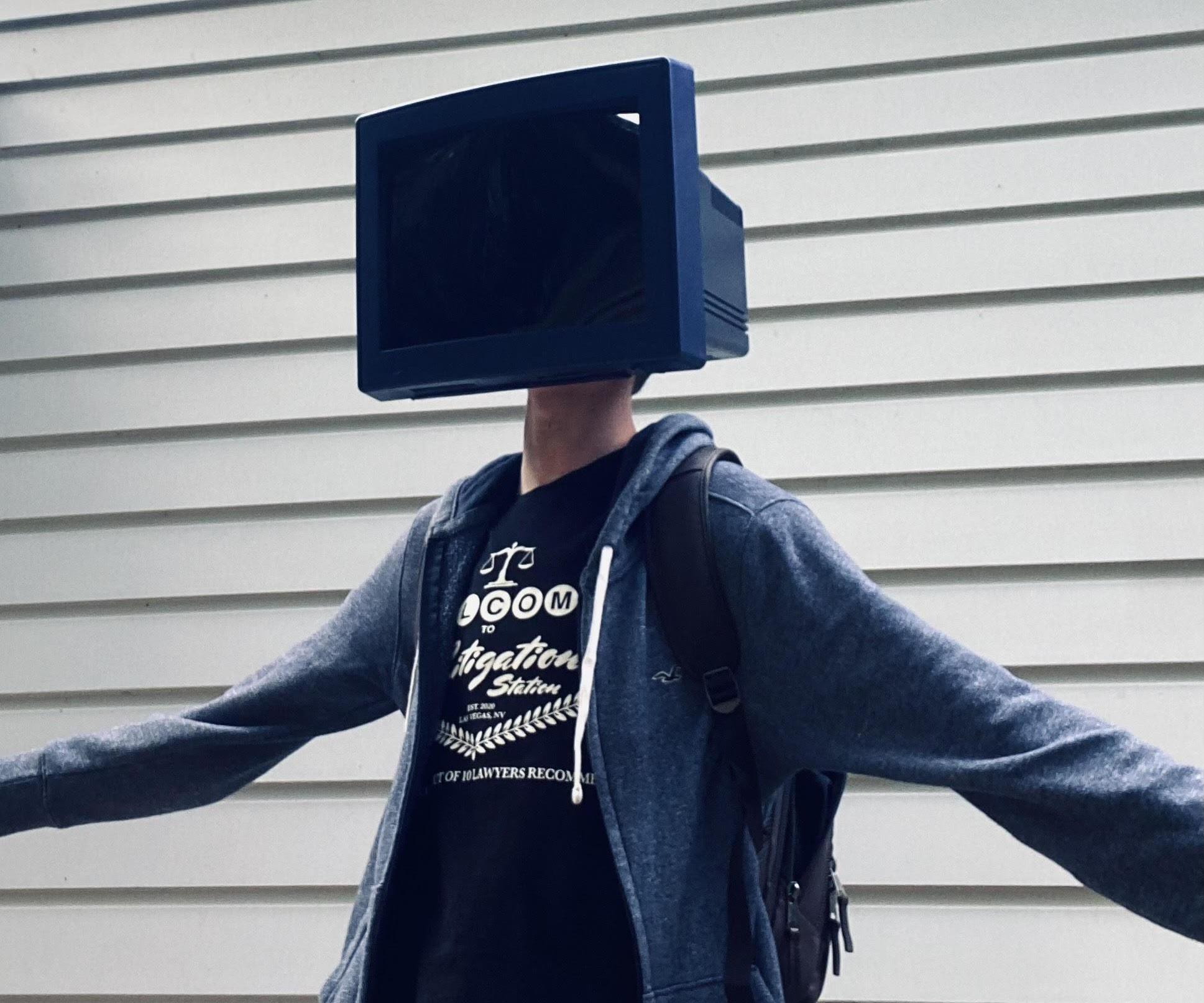 TV Head Costume
