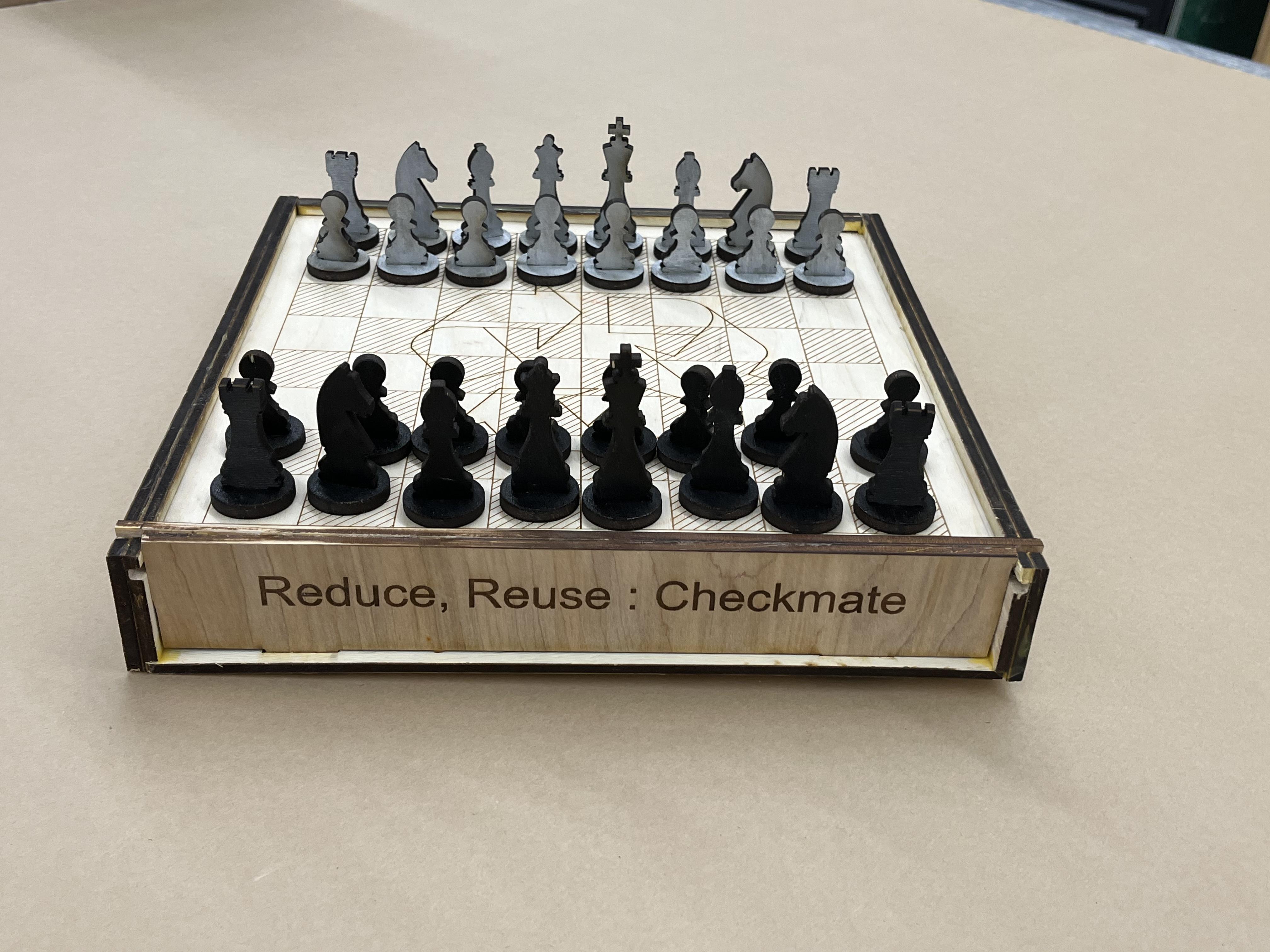 Travel Chess- Reduce, Reuse: Checkmate