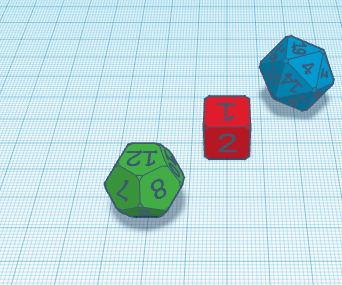 DIce for D@D ( Dungeons and Dragons)