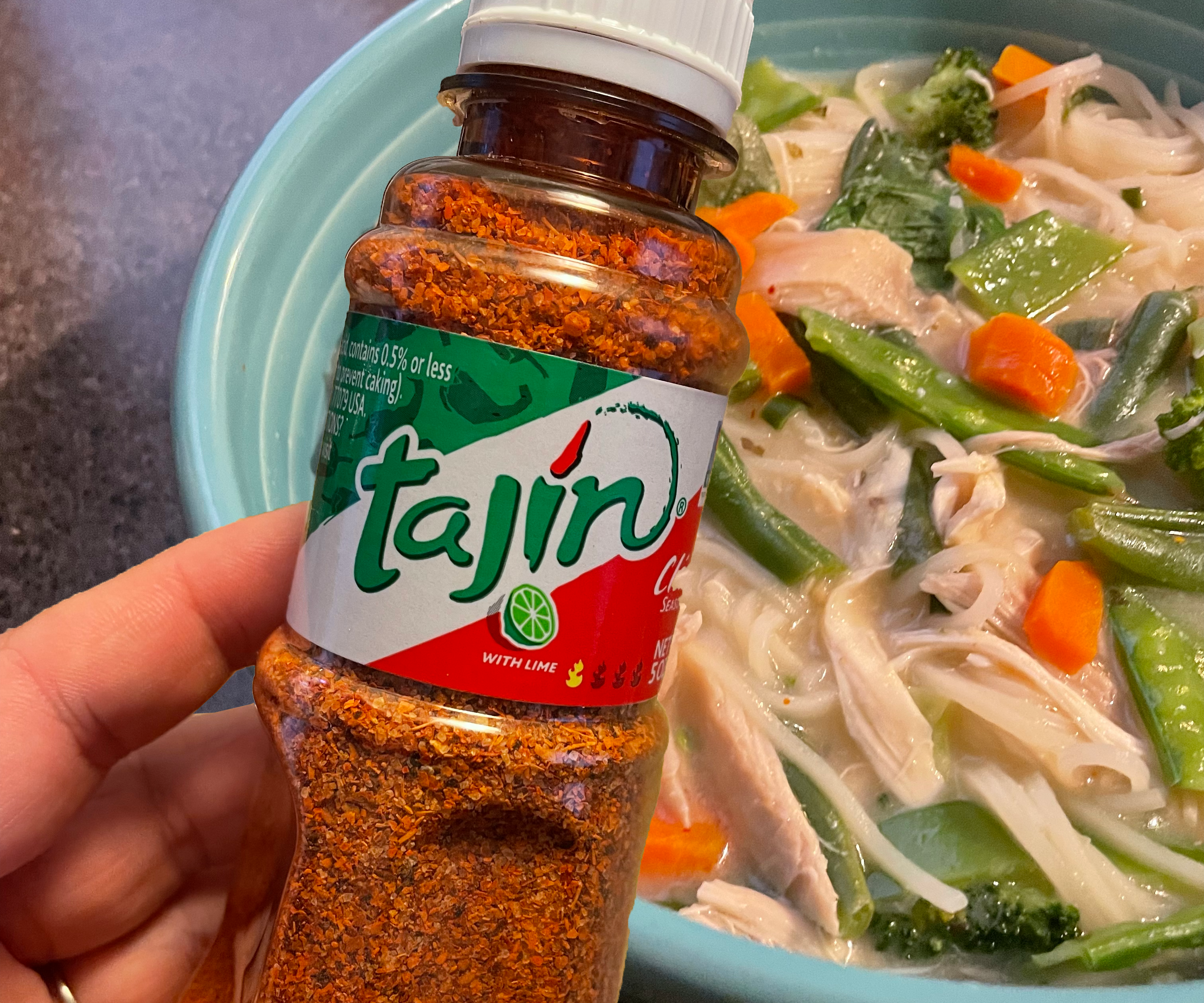 Thai Chicken Veggie Soup (with Tajin!) 