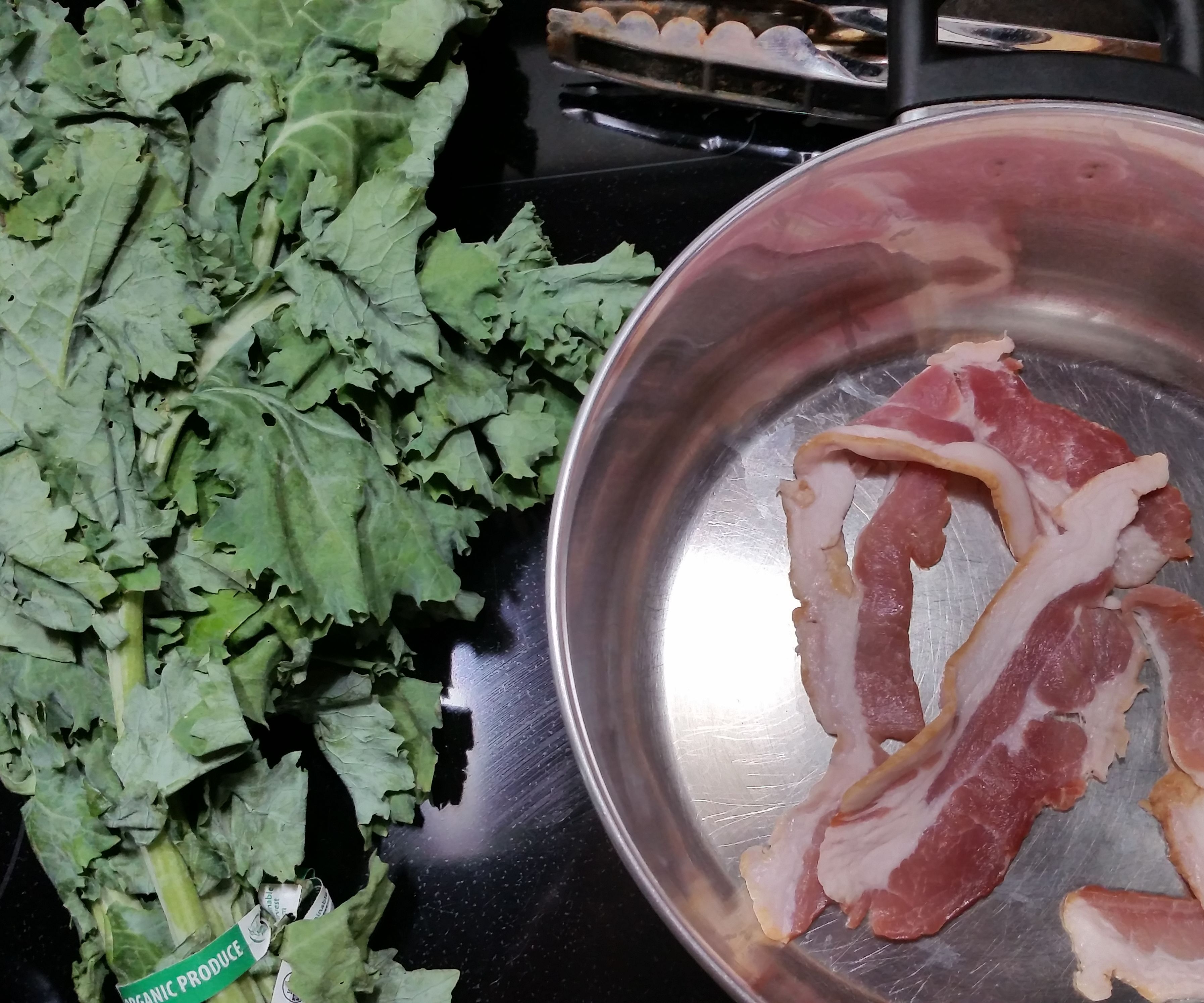 Easy Bacon and Kale