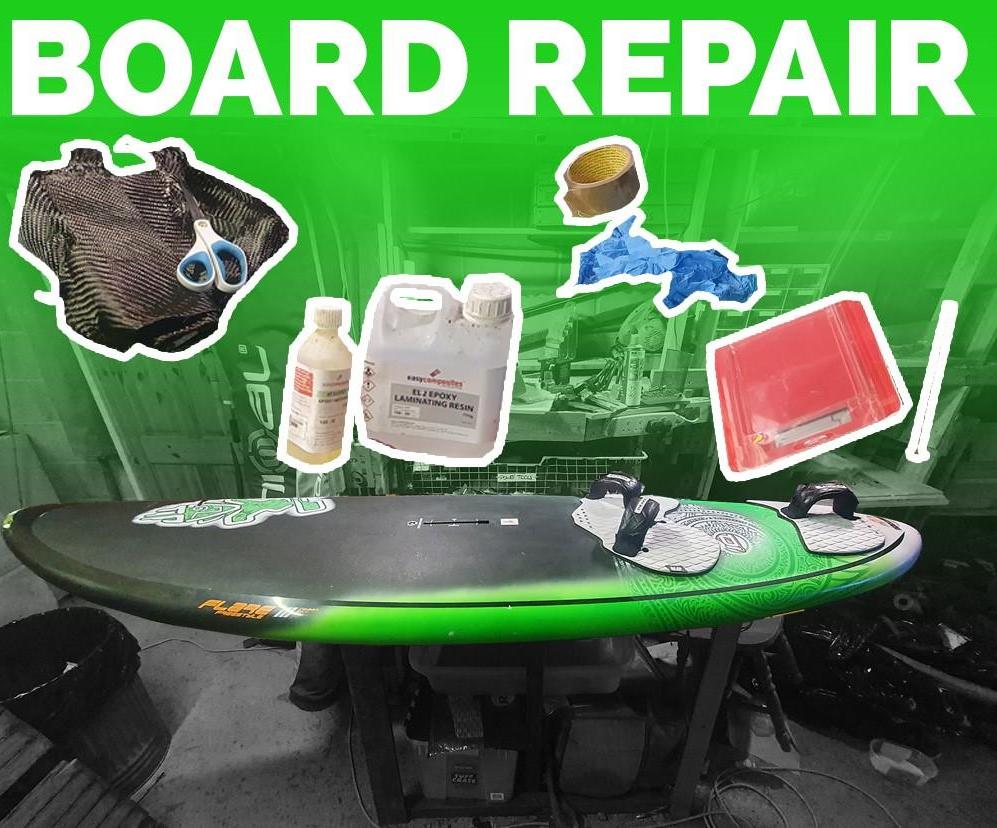How to Repair a Windsurf Board 