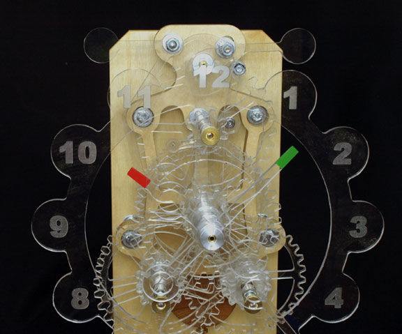 Acrylic Gear Clock