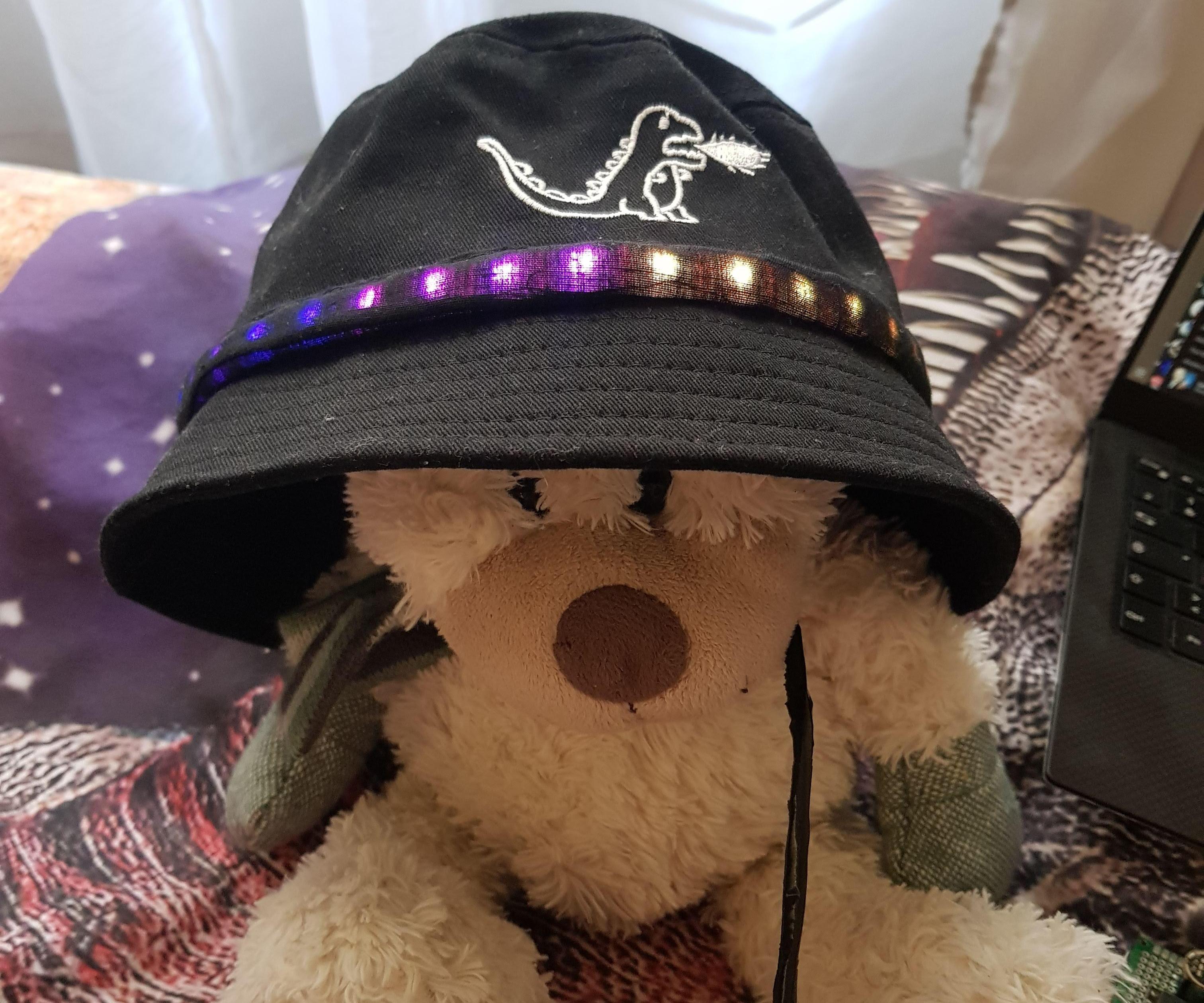 Sound Reactive LEDs Bucket Hat