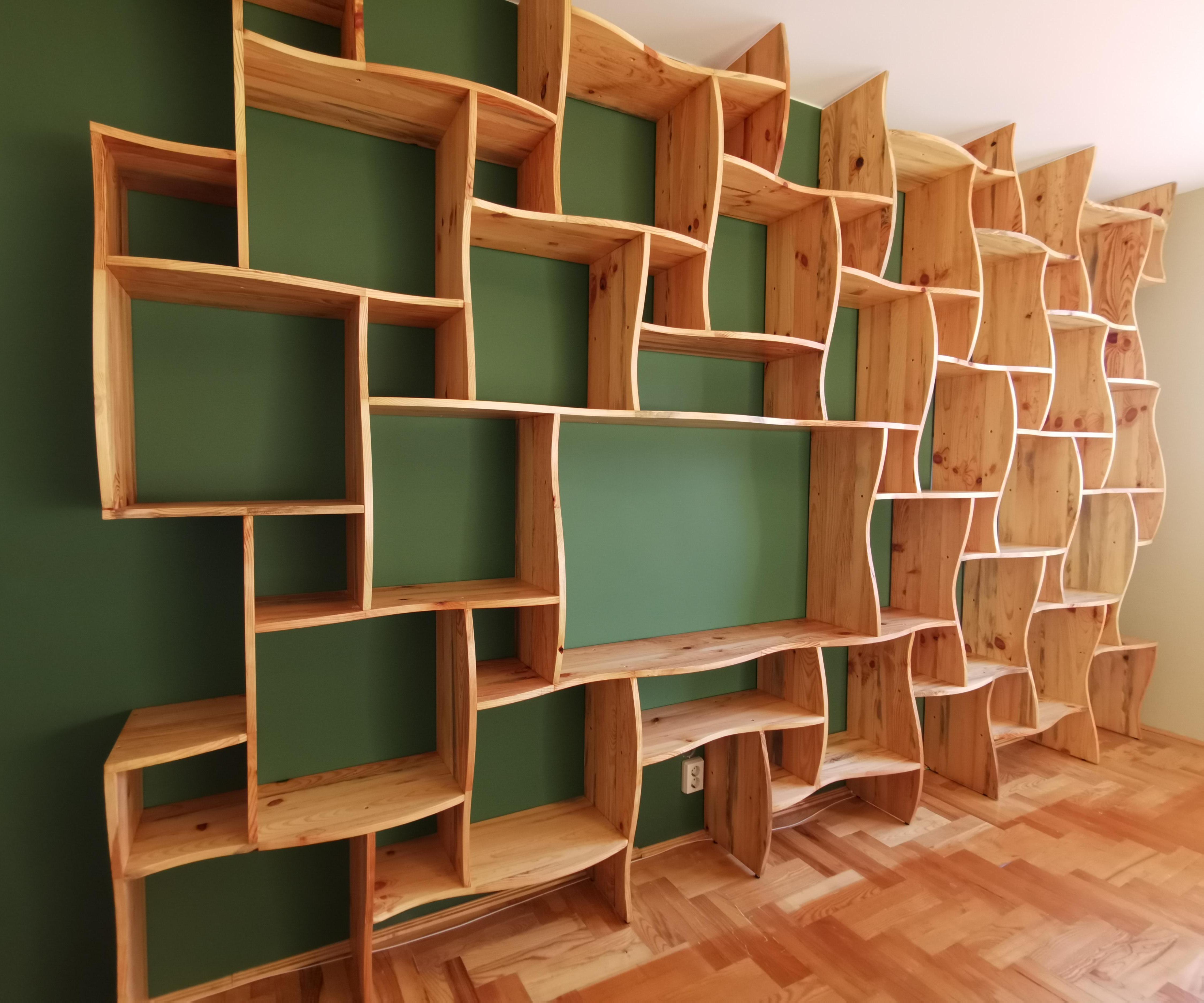 Parametric Shelf With Reciprocal Frame