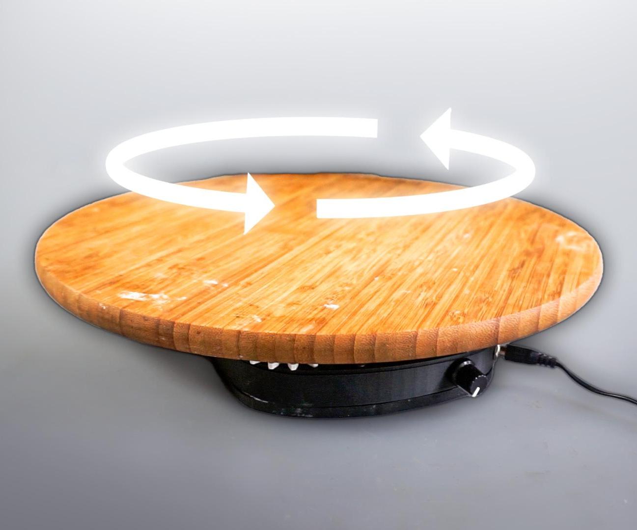 How to Make a Motorized Lazy Susan With a Secret