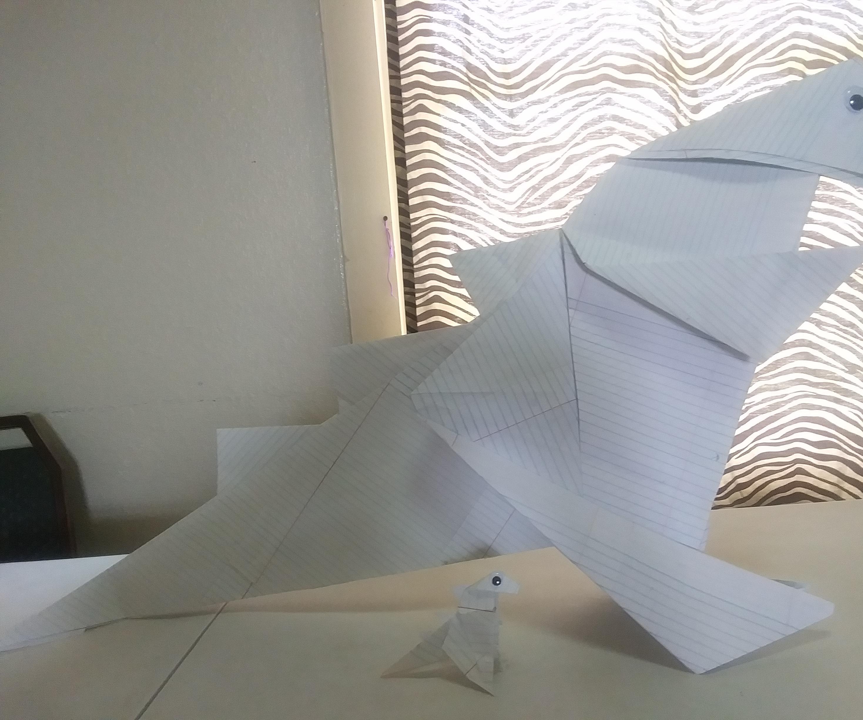 Giant Trex VS Small Trex