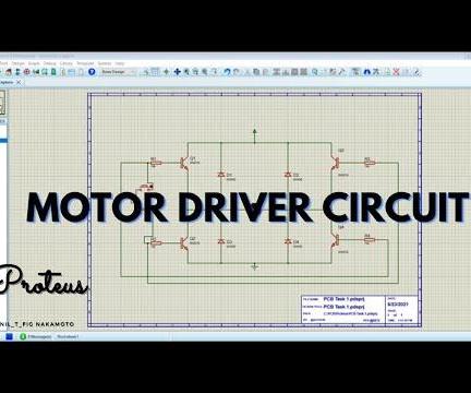 H-BRIDGE RECTIFIER CIRCUIT TO CONTROL THE DIRECTION OF DC MOTOR USING PROTEUS STIMULATION