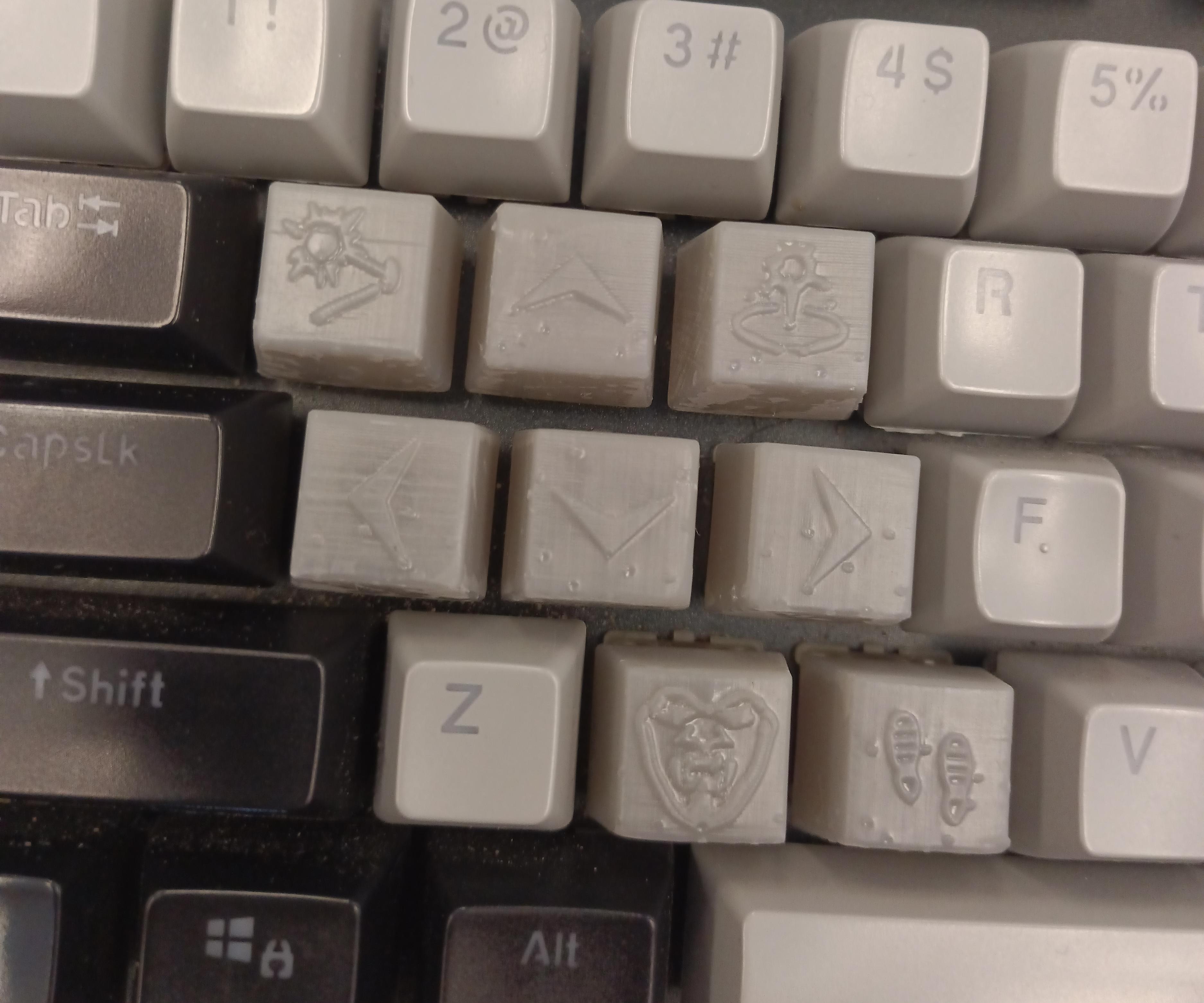 Valorant-based Keycaps
