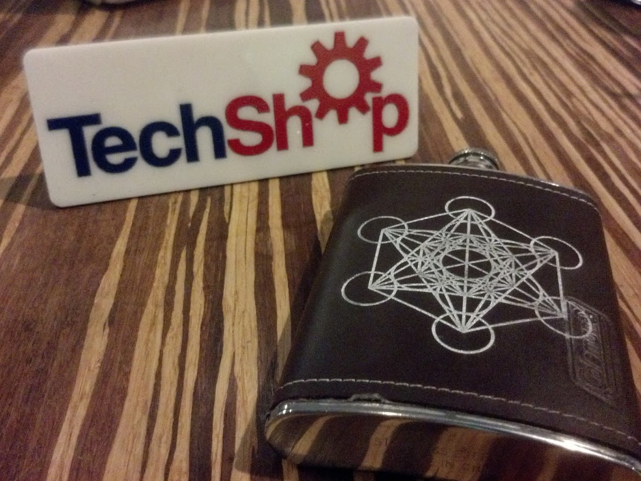 High Contrast Leather Laser Etching