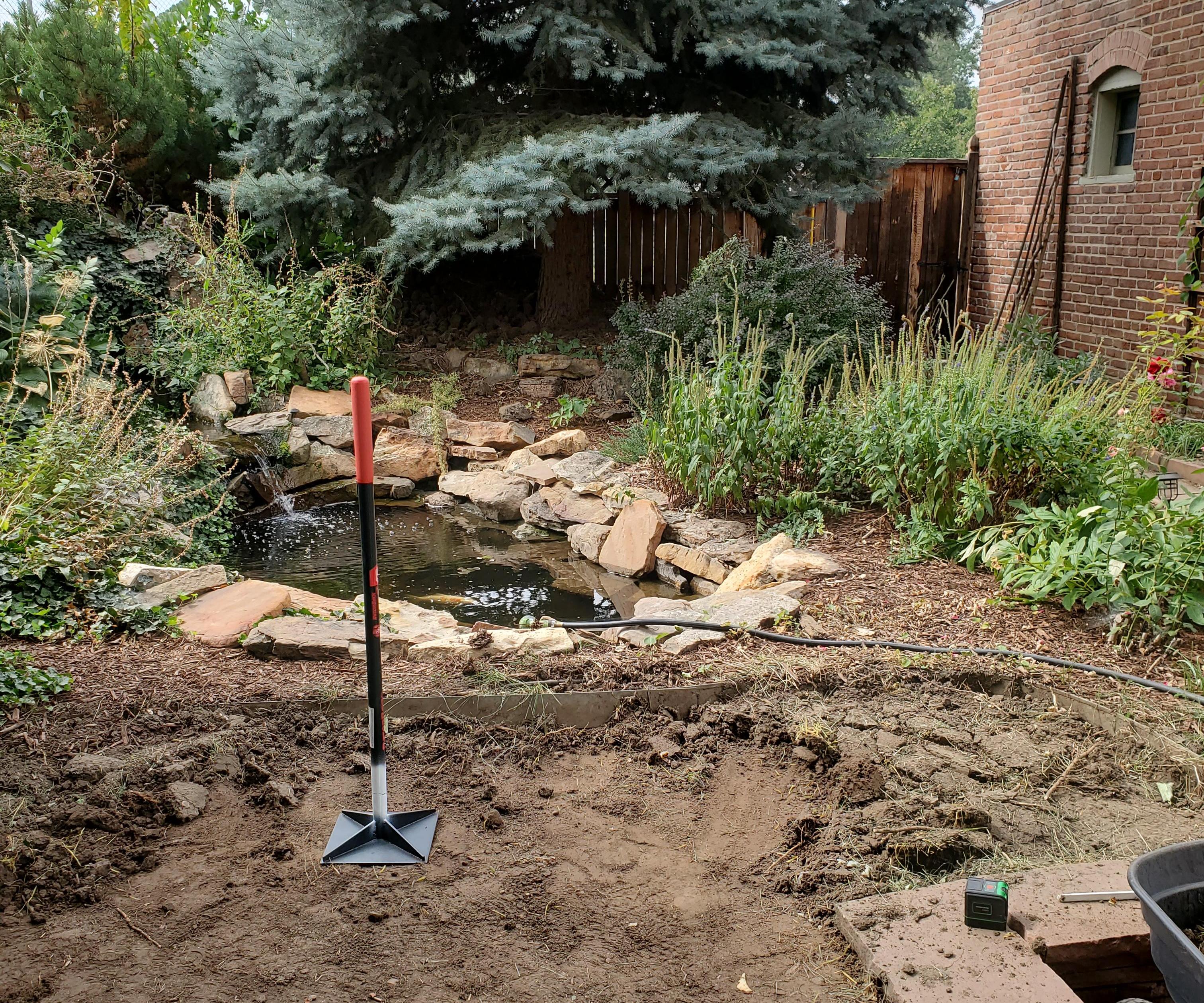 Brick Patio Installation Levelling Tool