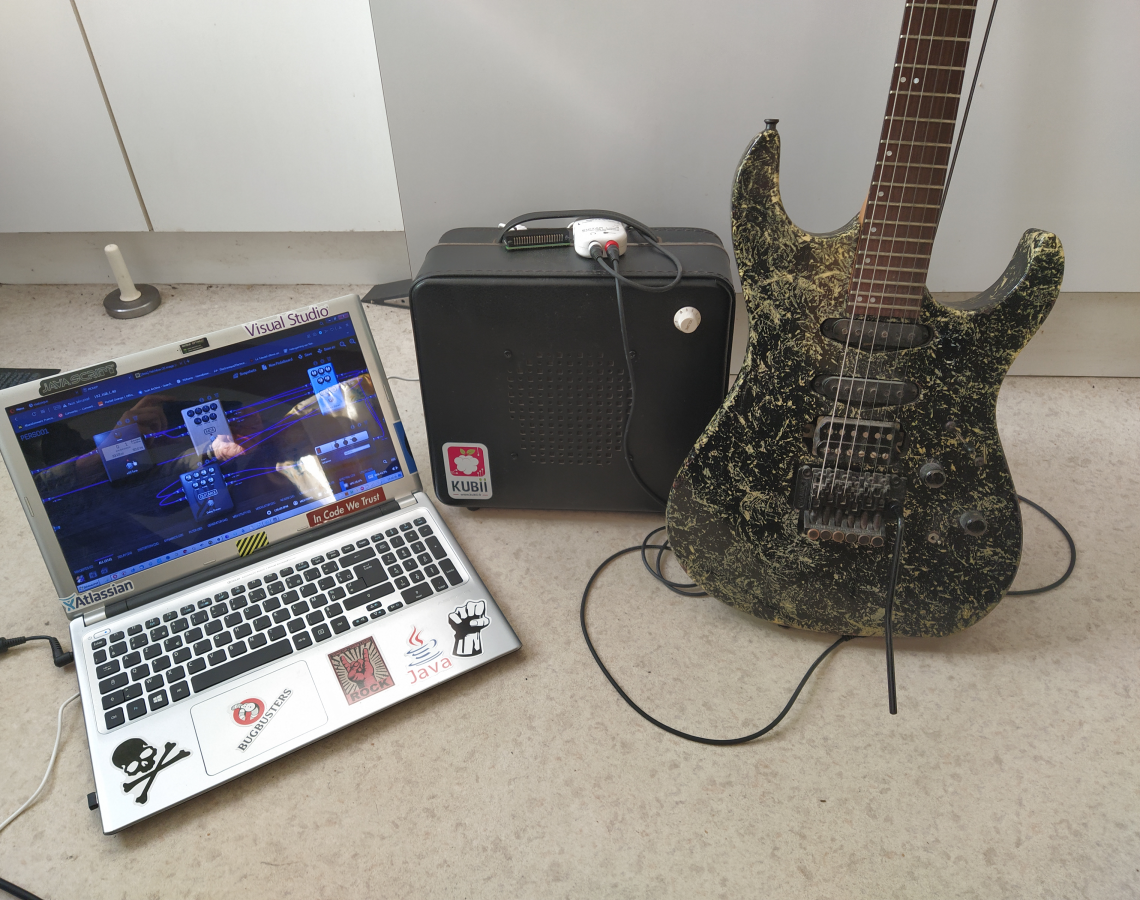 MODEP Max Guitar & Raspberry French/English Tuto