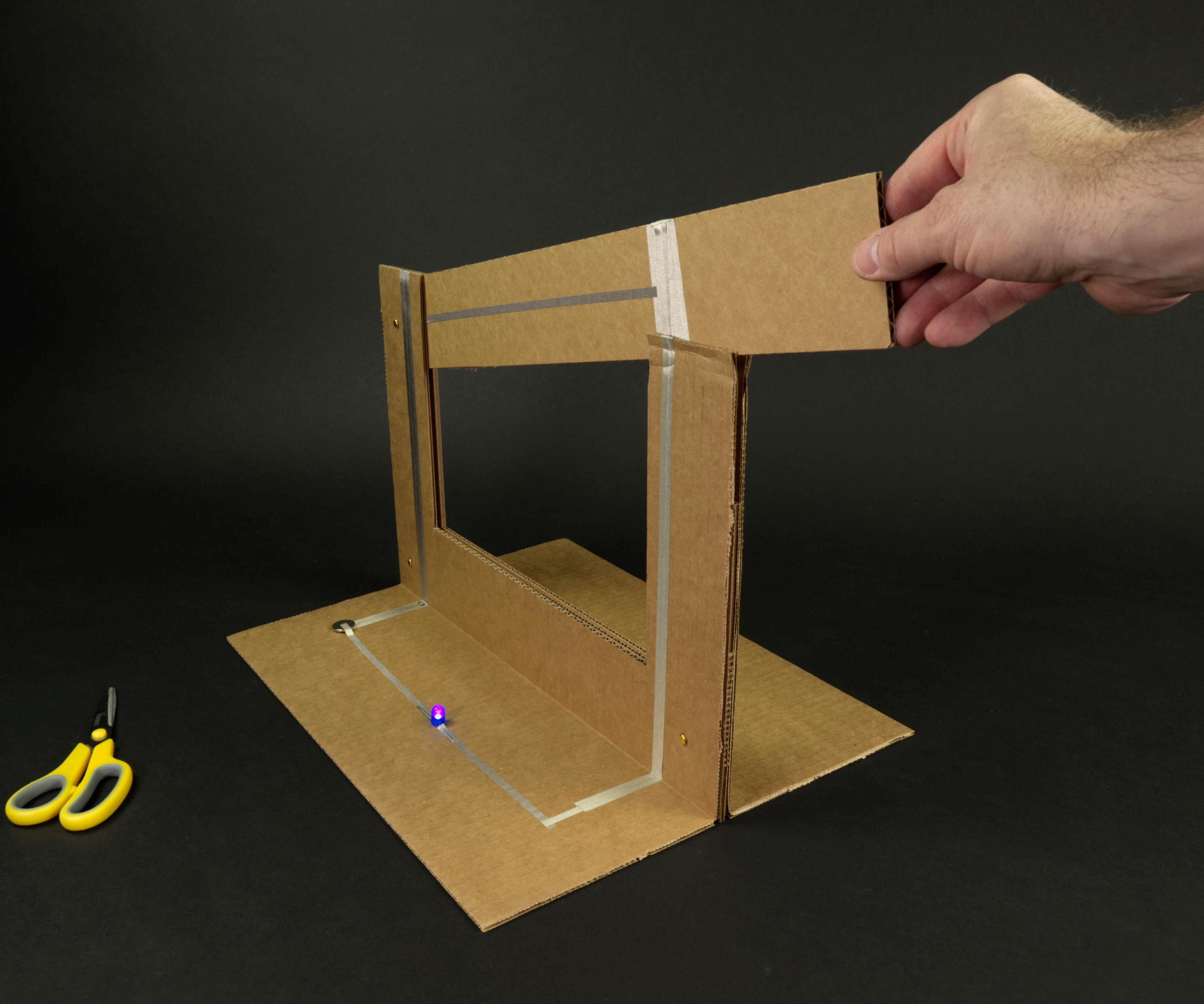 Giant Cardboard Knife Switch