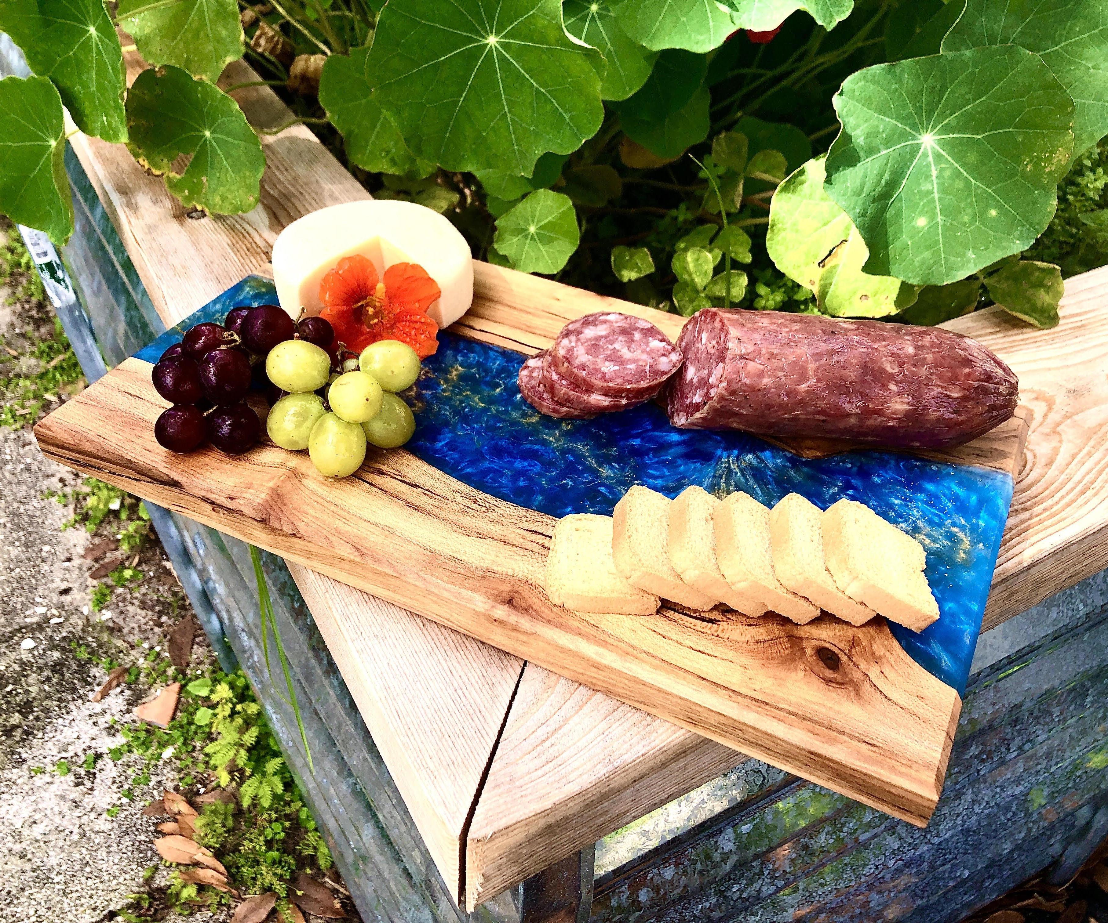 Resin River Charcuterie Board