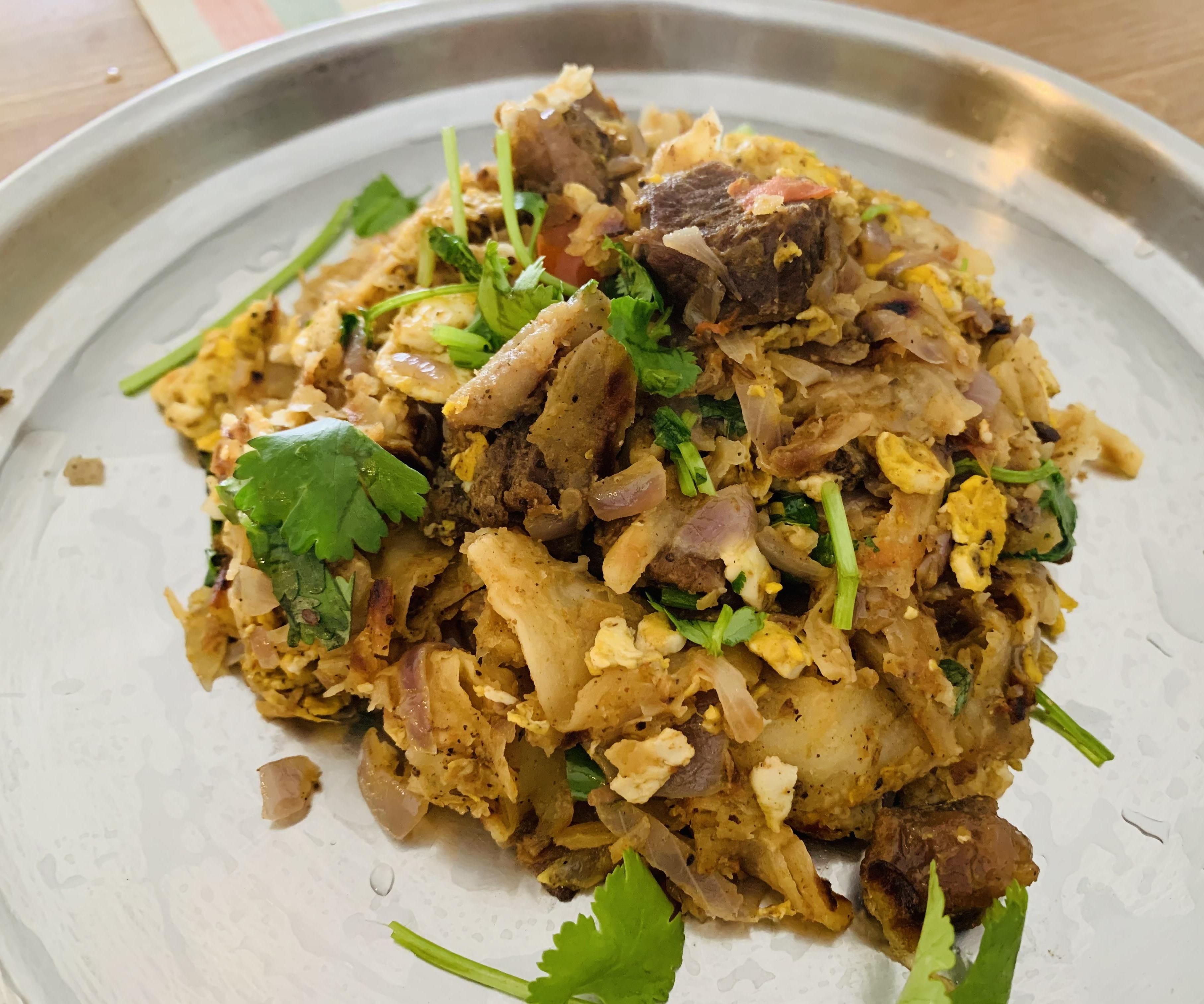 Mutton Kothu Parotta