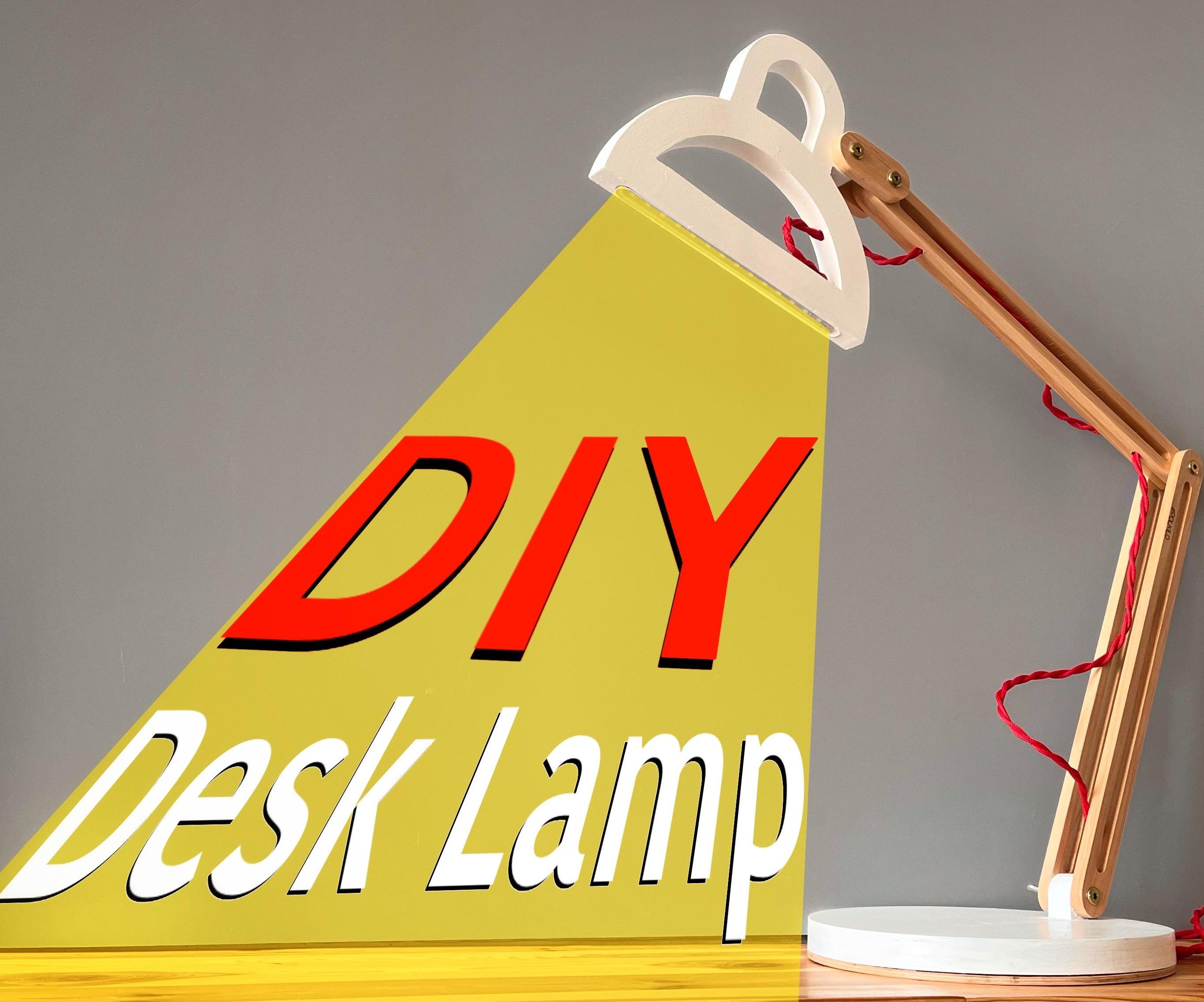 How to Make a Wooden Desk Lamp