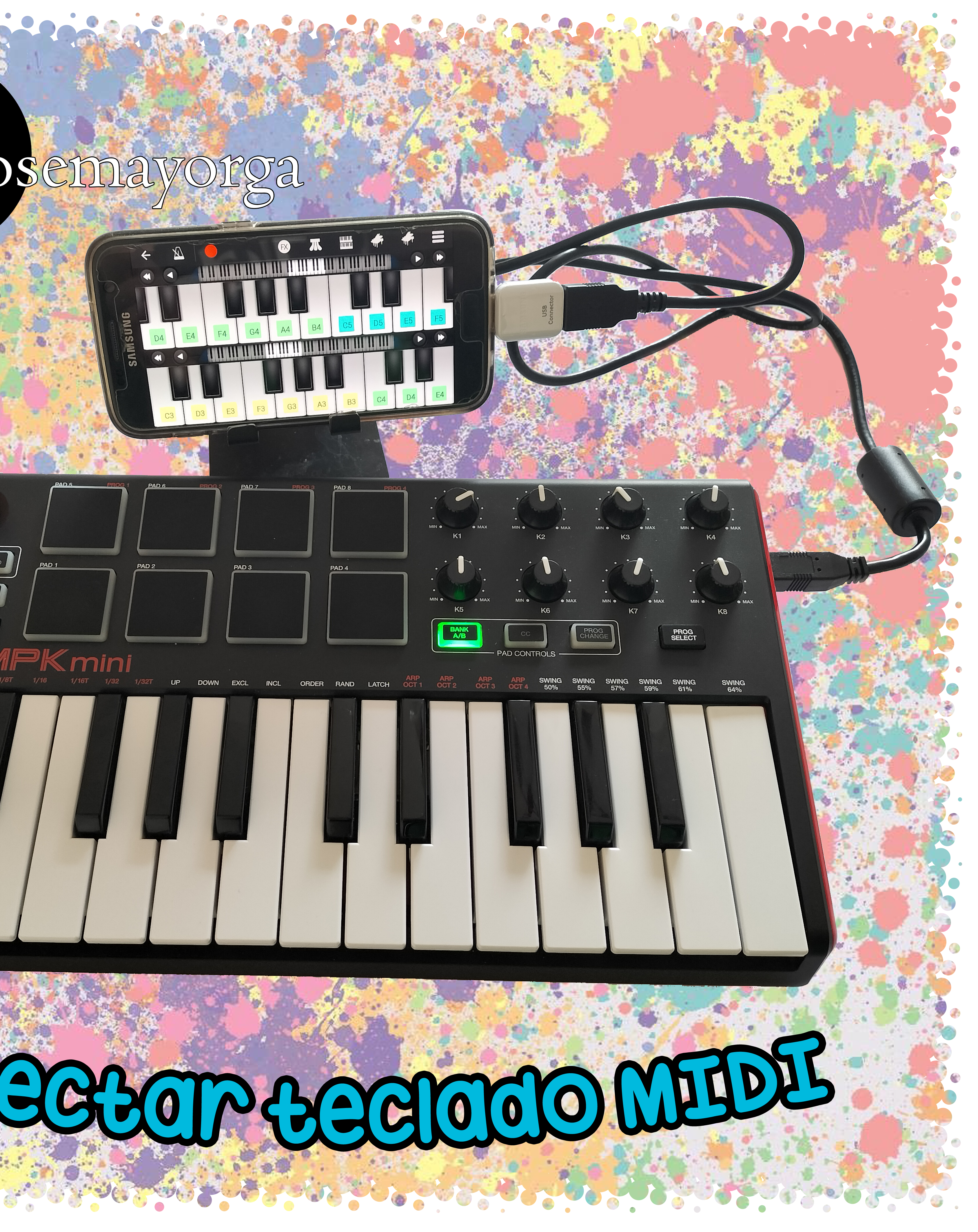 How to Connect a MIDI Controller to a Smartphone