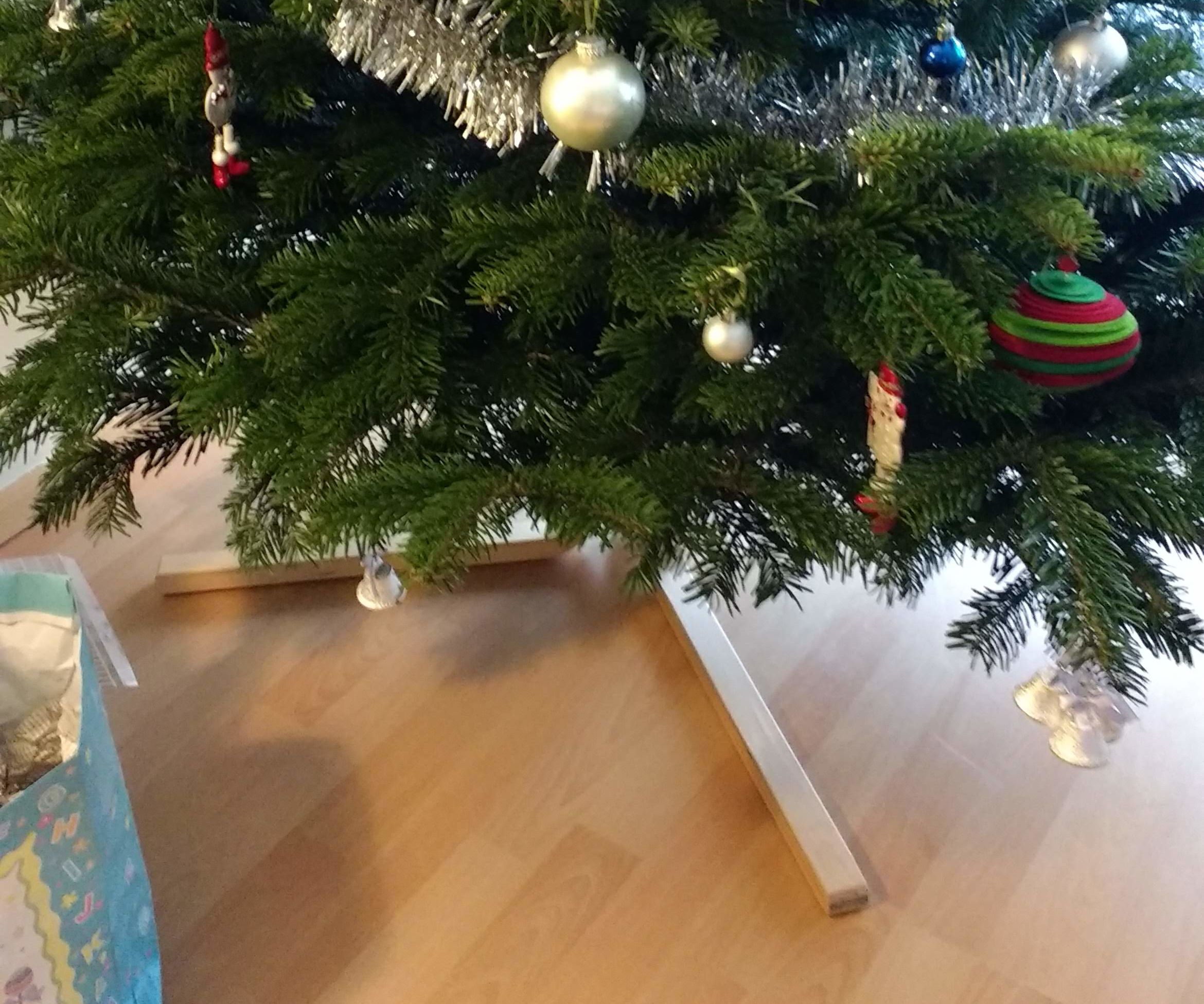 Christmas Tree Stand From IKEA Stool