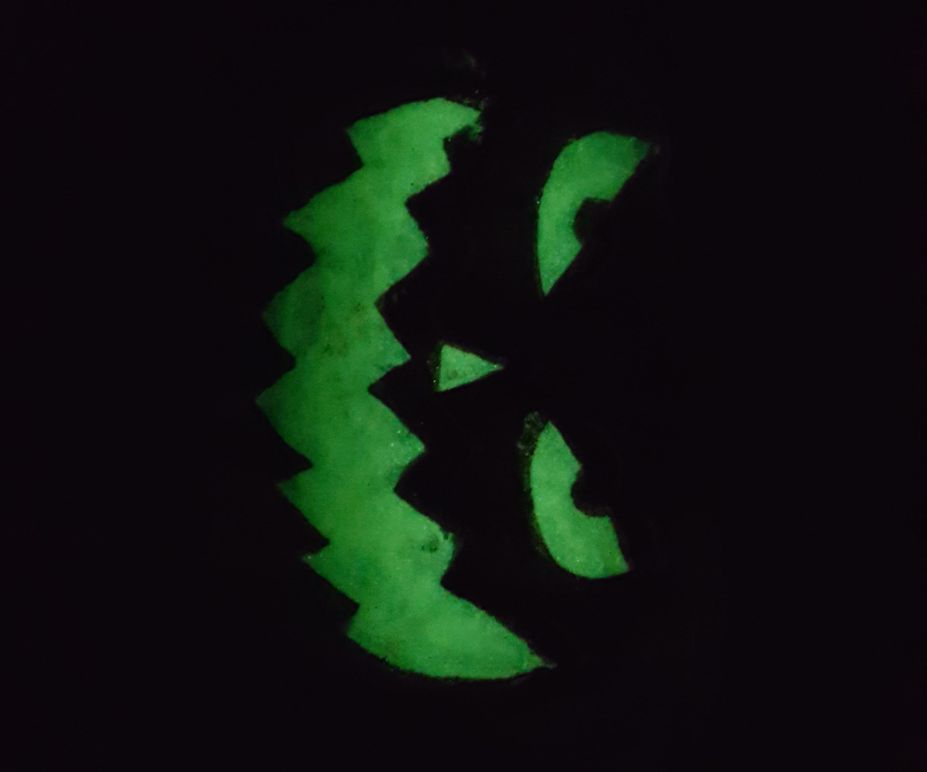 Painted Glow in the Dark Protective Face Mask