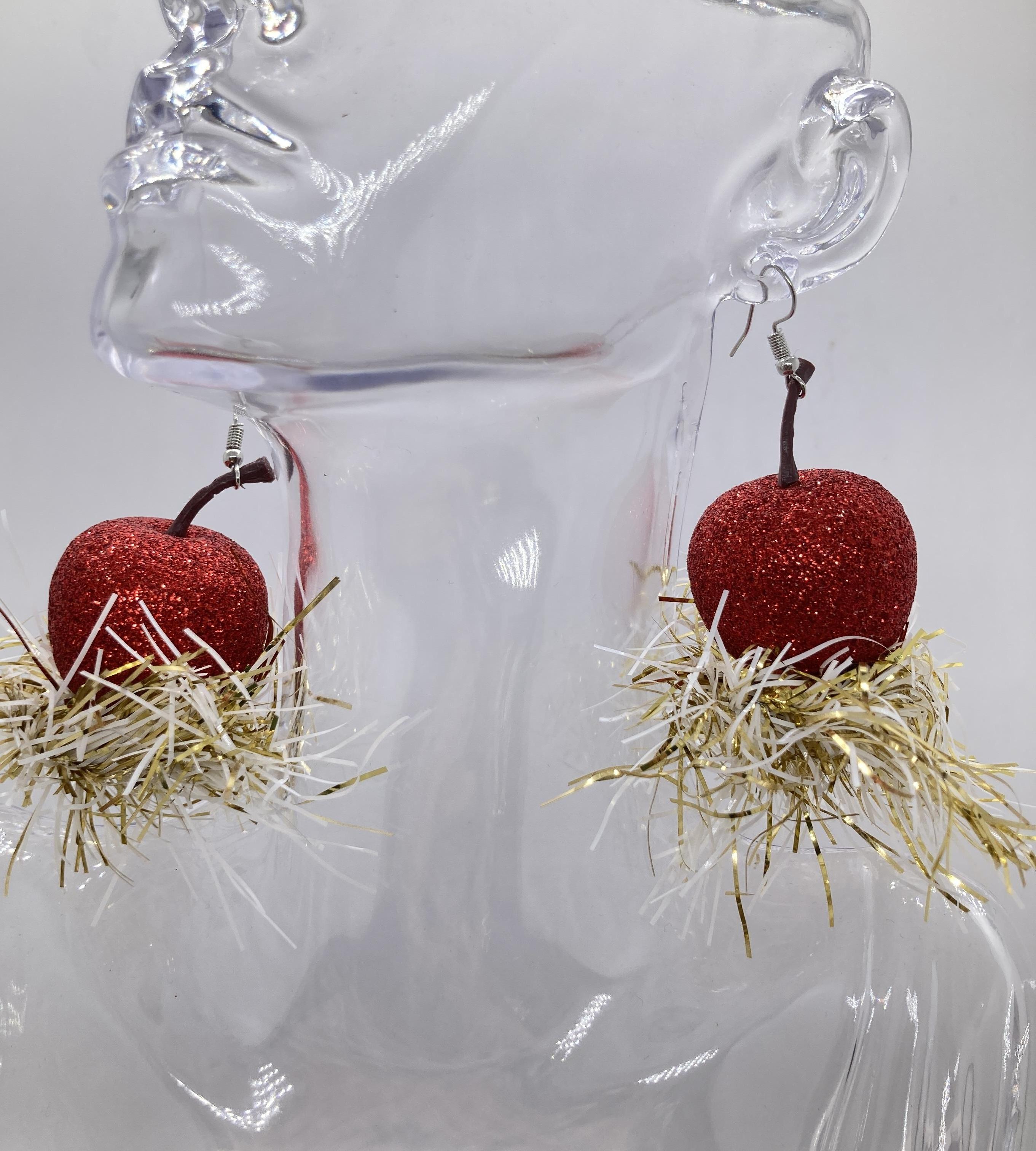 Sustainable Sparkle: Eco-Friendly Christmas Earrings - Repurpose Old Christmas Decor Into Festive Jewelry!