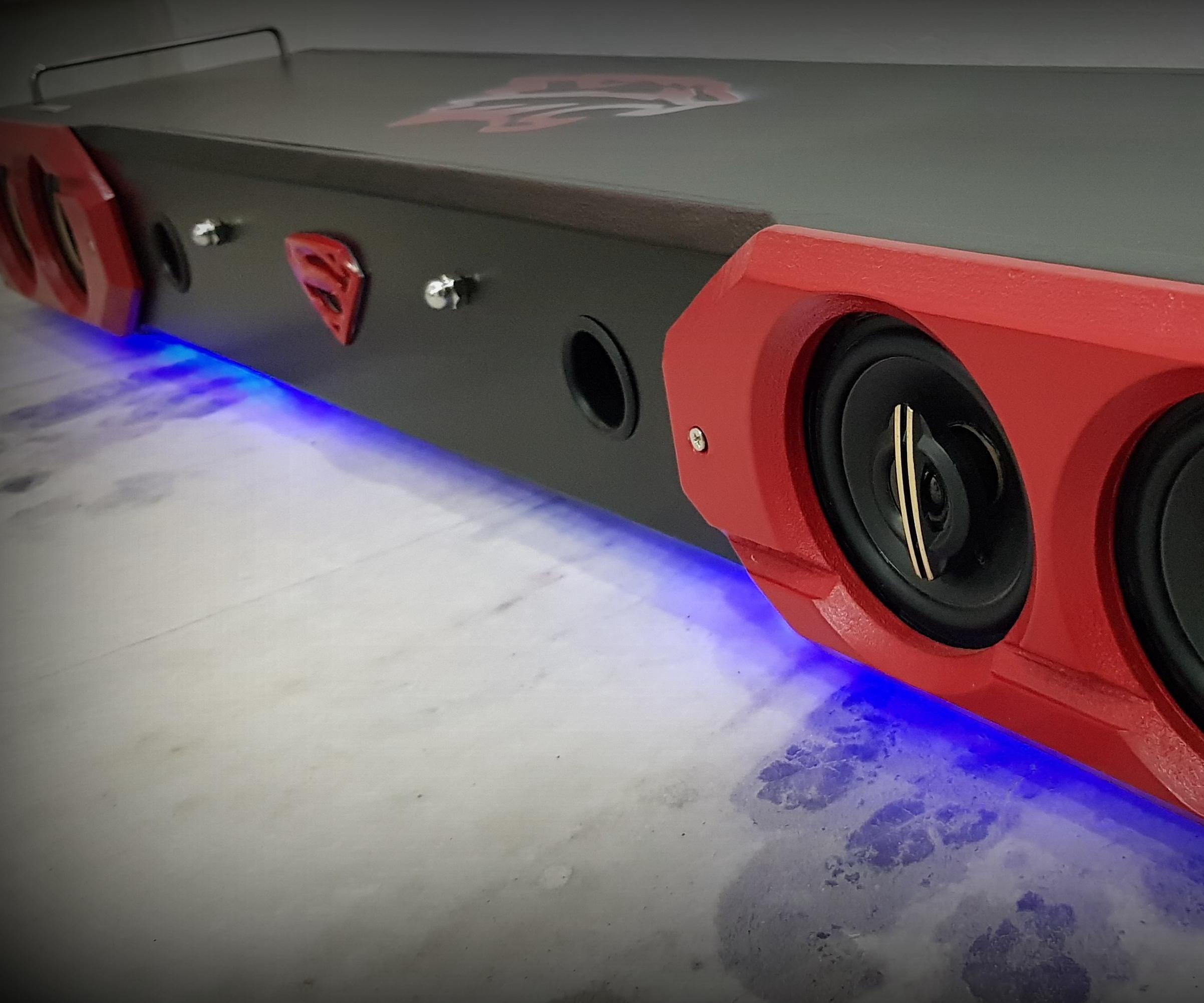 DIY Quad-driver Soundbar