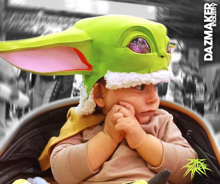 Grogu Green Hat - for Babies or Toddlers