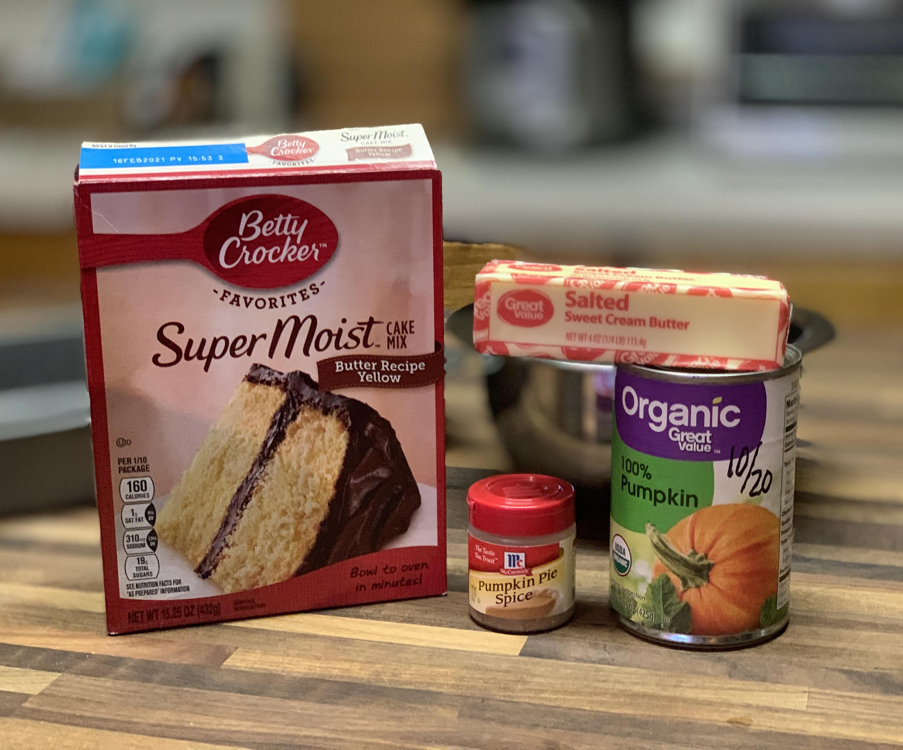 10 Minute Pumpkin Cake