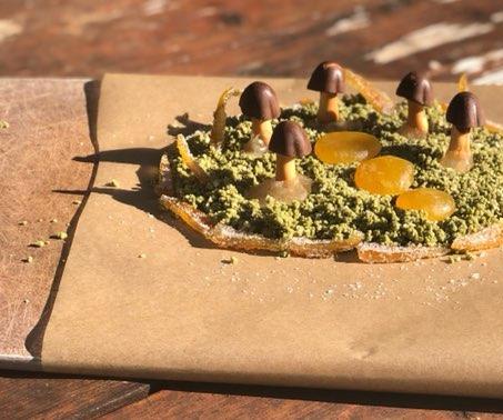 Japanese Mushroom Garden With Candy